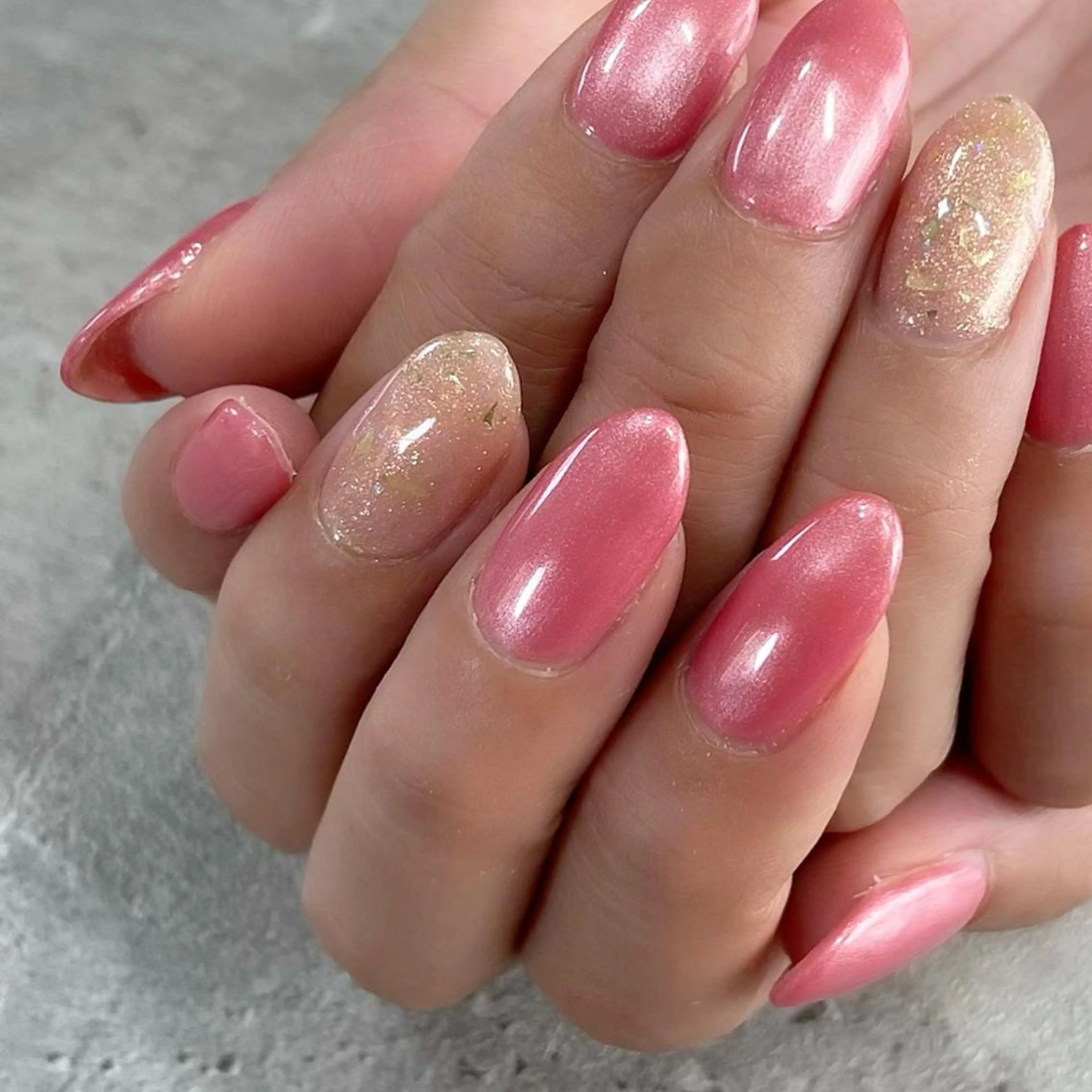 ネイル ワンカラーネイル 東 千夏のネイルデザイン