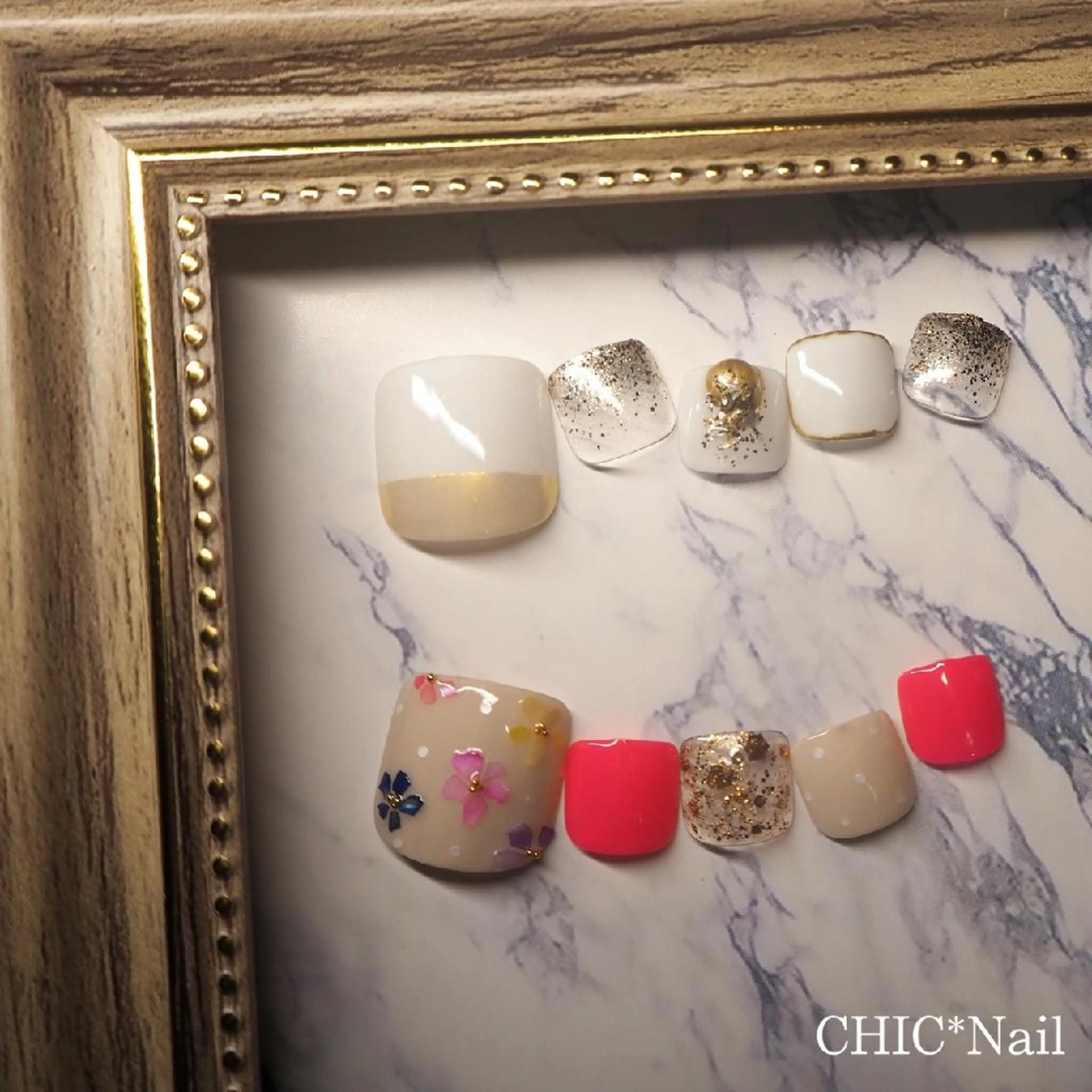 ネイル フットネイル Chic. nailのネイルデザイン