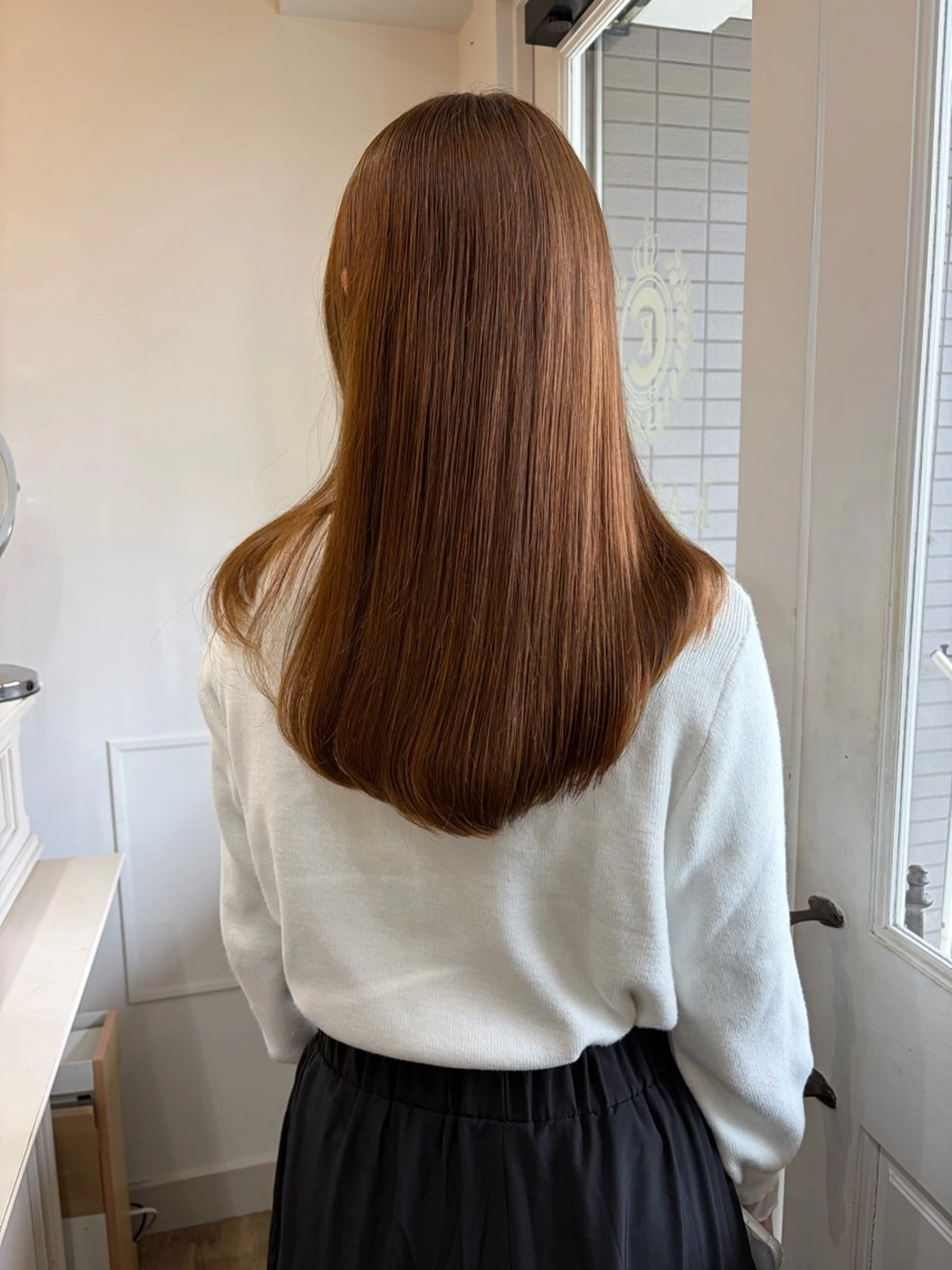 ロング カット ヘアカラー mio♡ベージュ特化 🎀透明感カラーのヘアスタイル