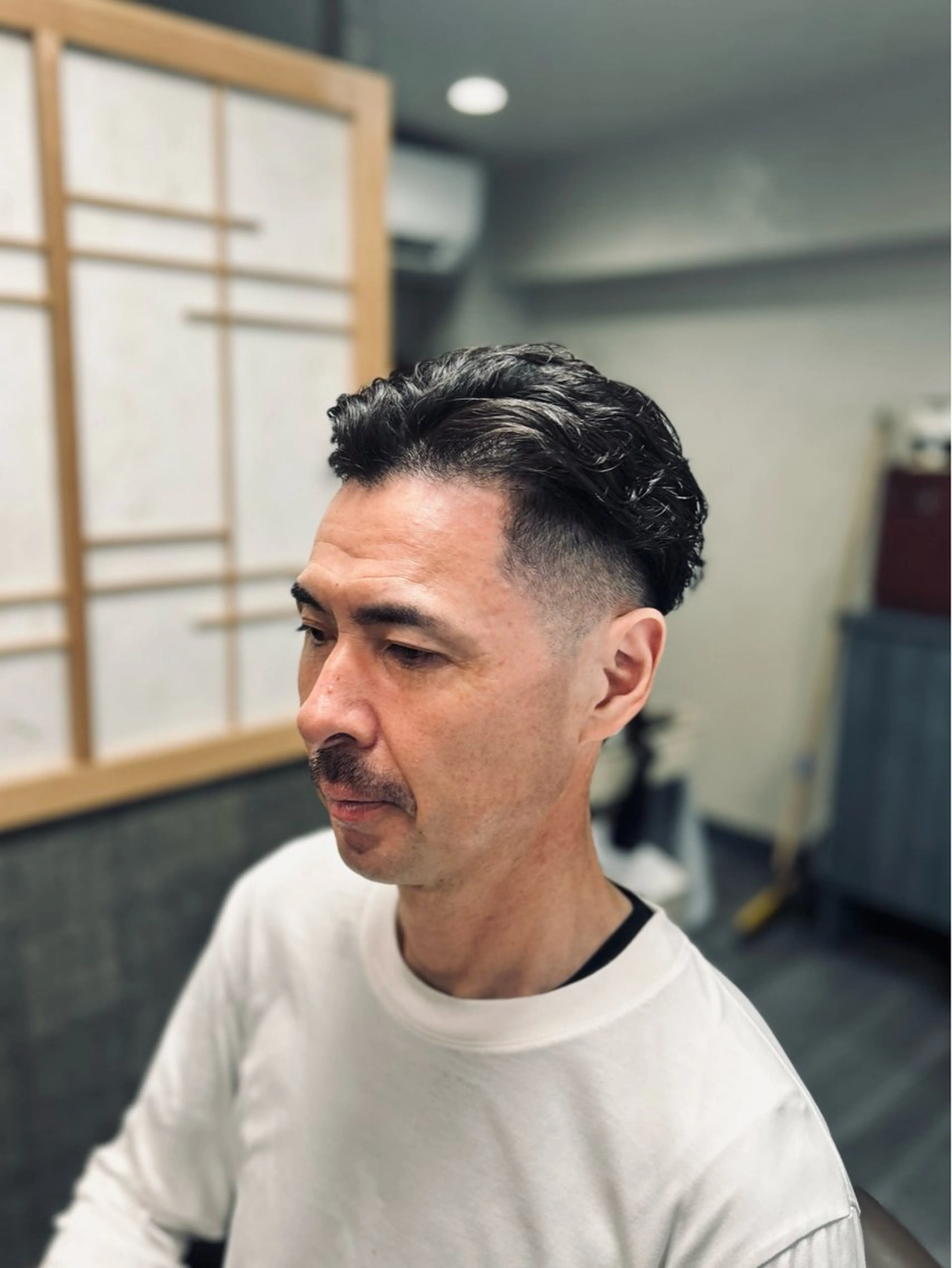 ショート パーマ メンズ カット パーマ メンズカット/ 雄大のヘアスタイル