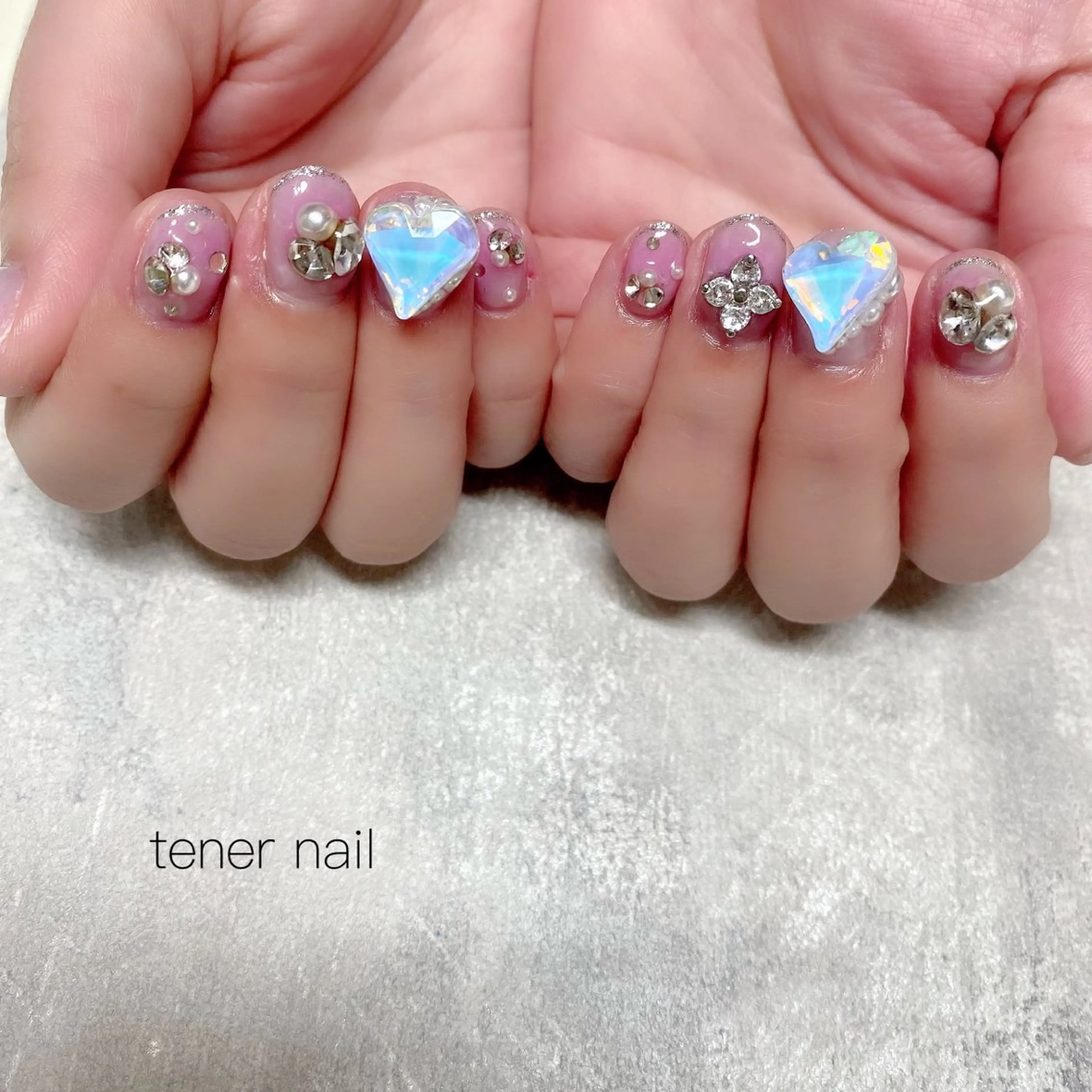 ネイル キラキラネイル ハンドネイル テネルネイル tener nailのネイルデザイン