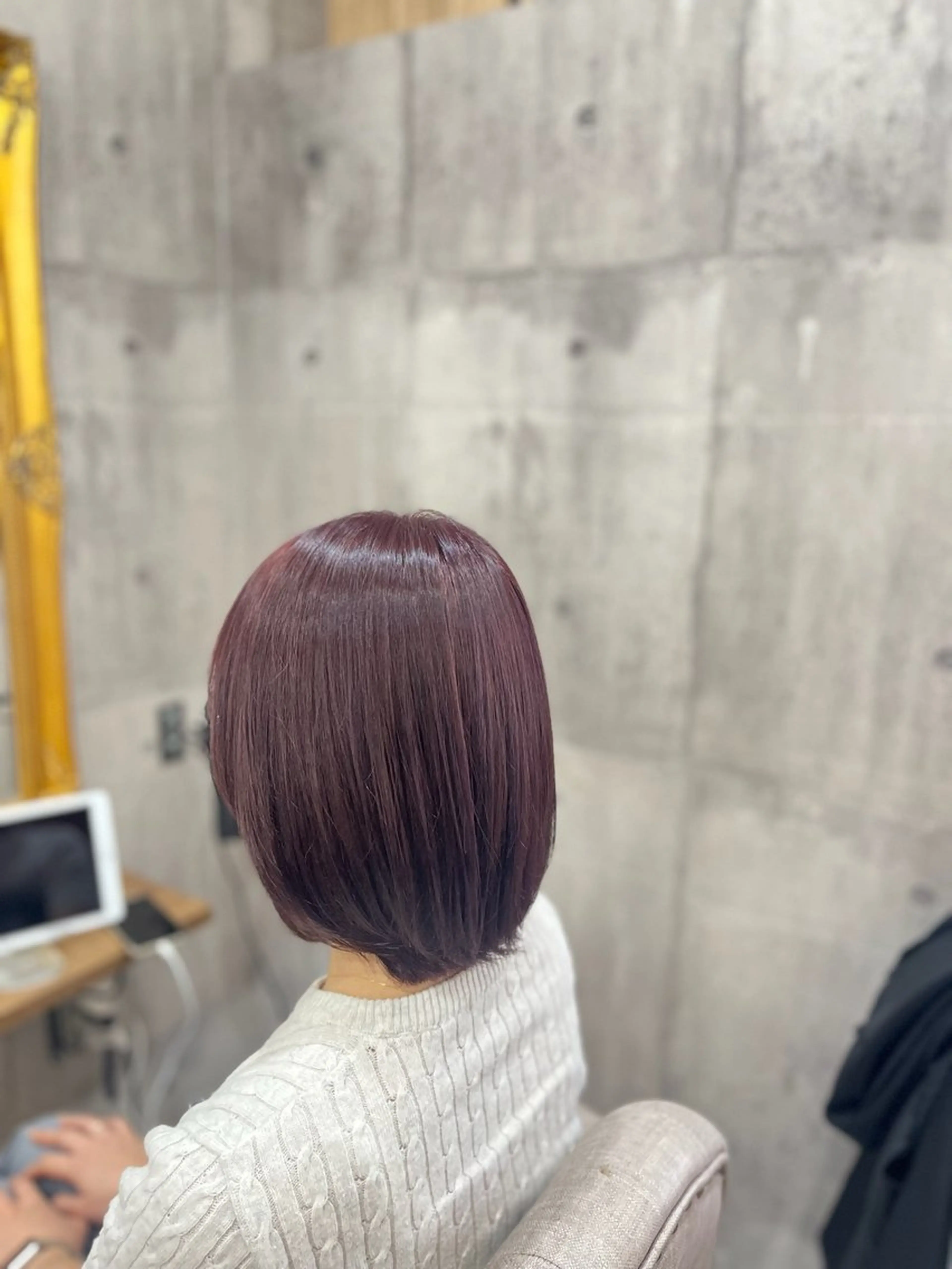 ショート カラー ブリーチ ラベンダーカラー ブリーチなしカラー ピンクカラー ピンクラベンダー ヘアカラー トリートメント 髪質改善カラー/韓国 /井上 拓也のヘアスタイル