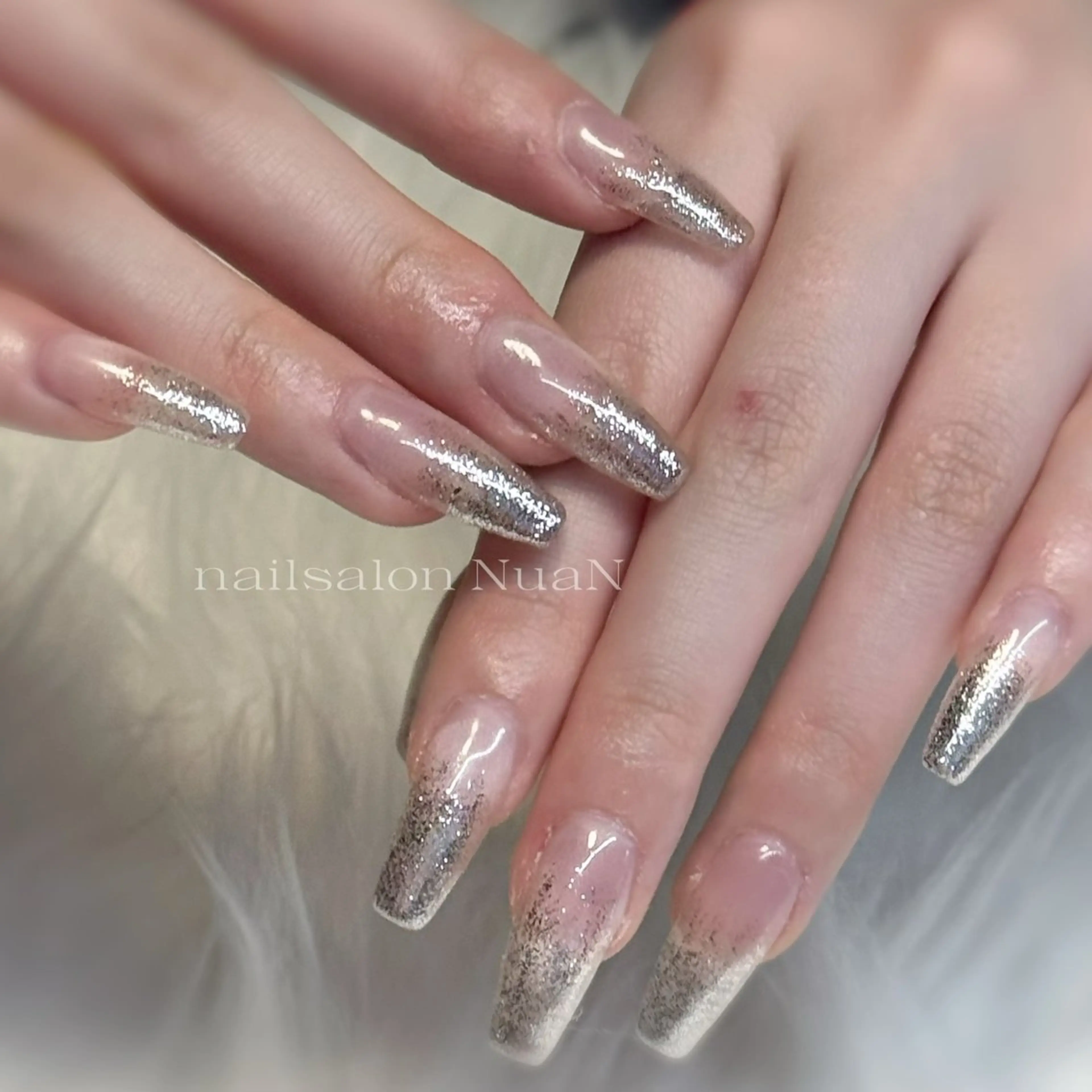 ネイル ハンドネイル NuaN ミニモ停止中のネイルデザイン