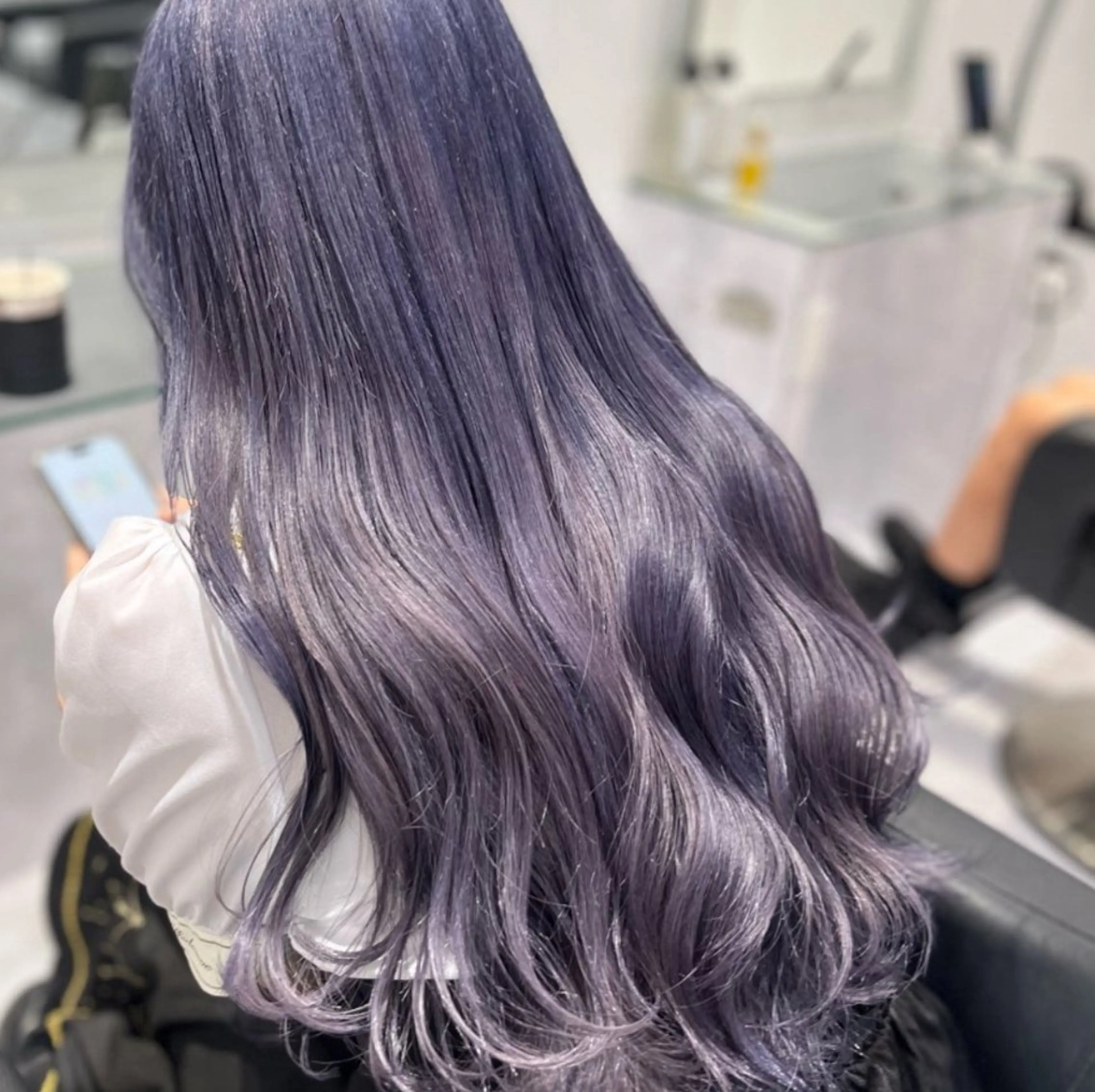 ロング カラー 🫧うる艶トレンド 🫧透明感カラーのヘアスタイル