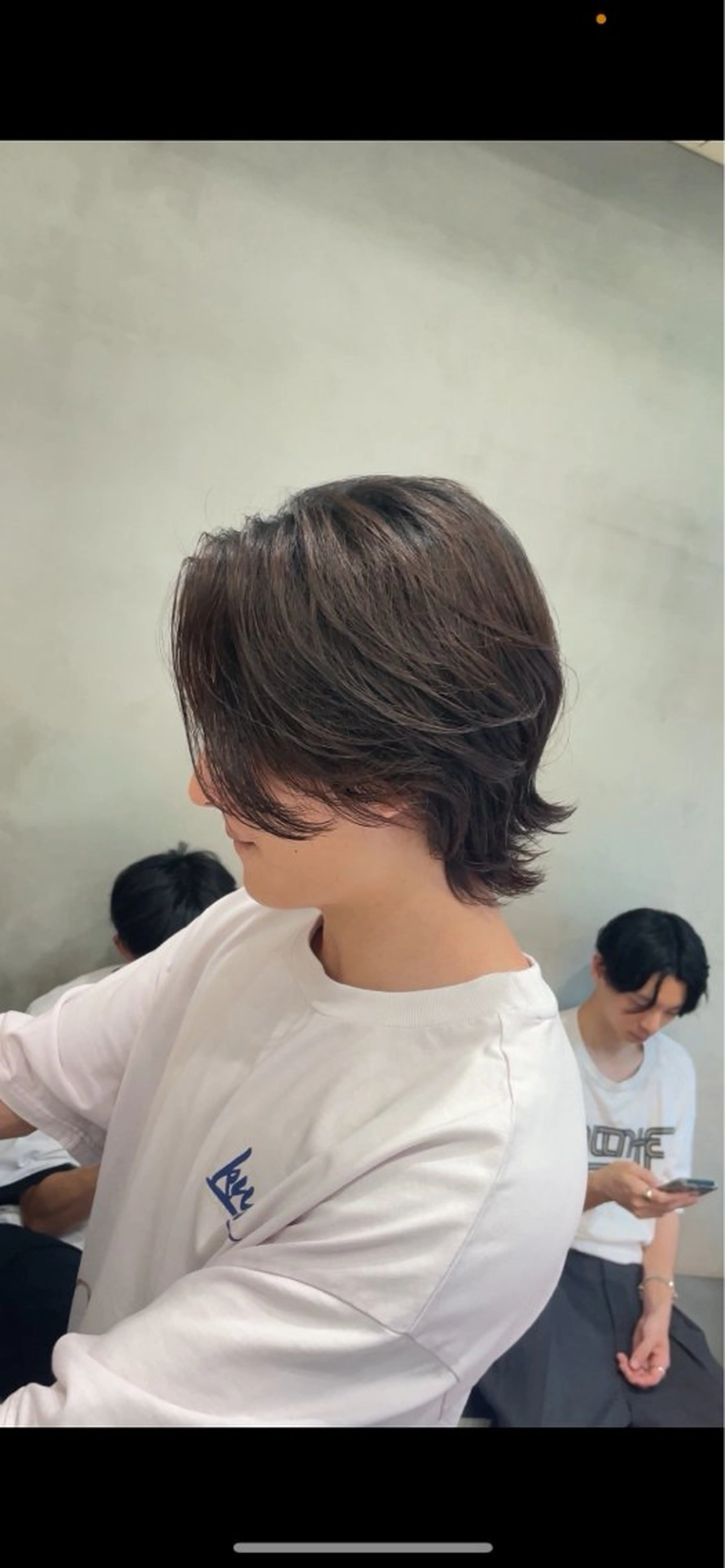 ミディアム パーマ メンズ fifth 菅崎愛斗のヘアスタイル