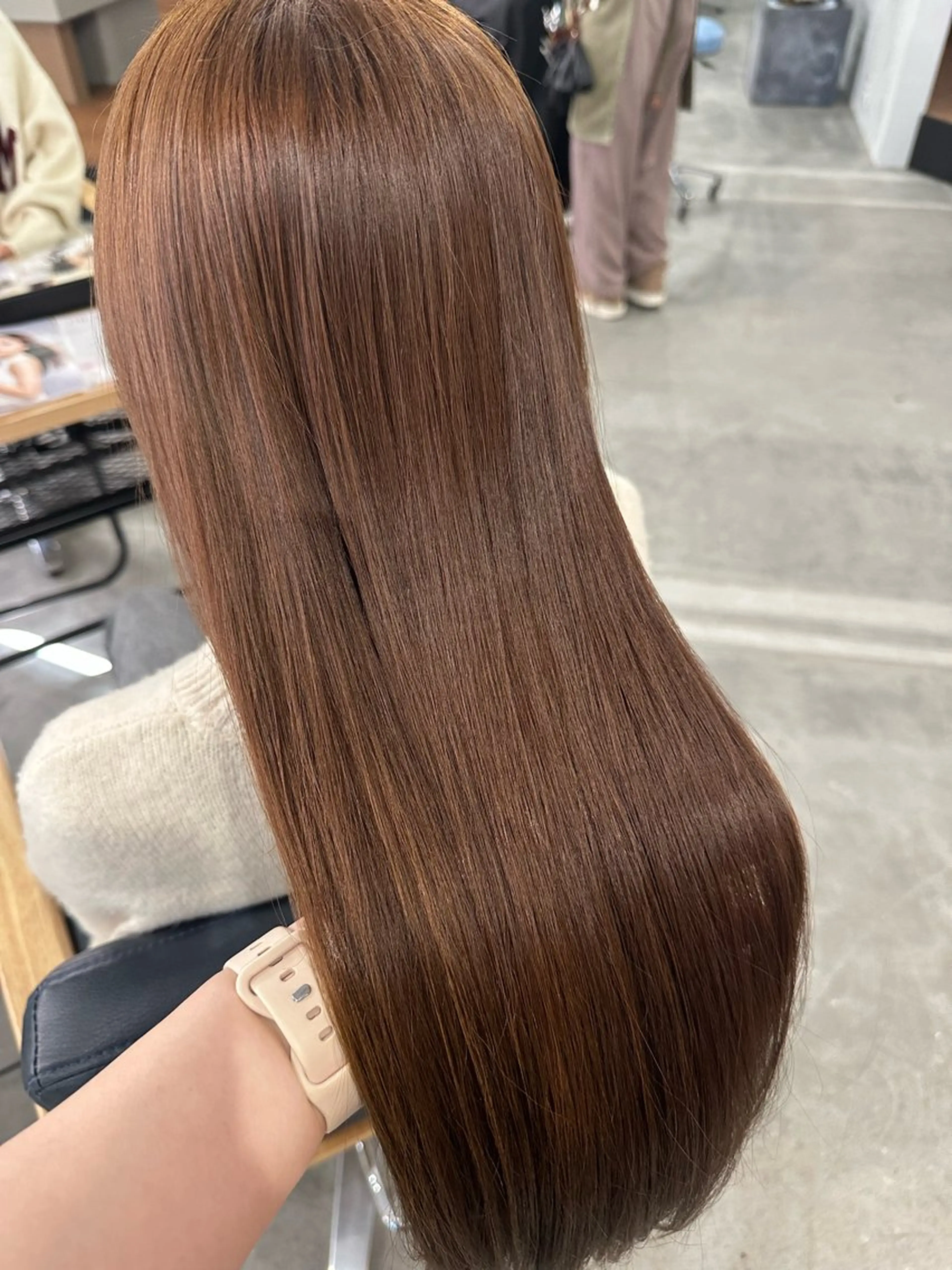 ロング カラー oasis-un所属・oasis un アンドウチヒロのヘアスタイル