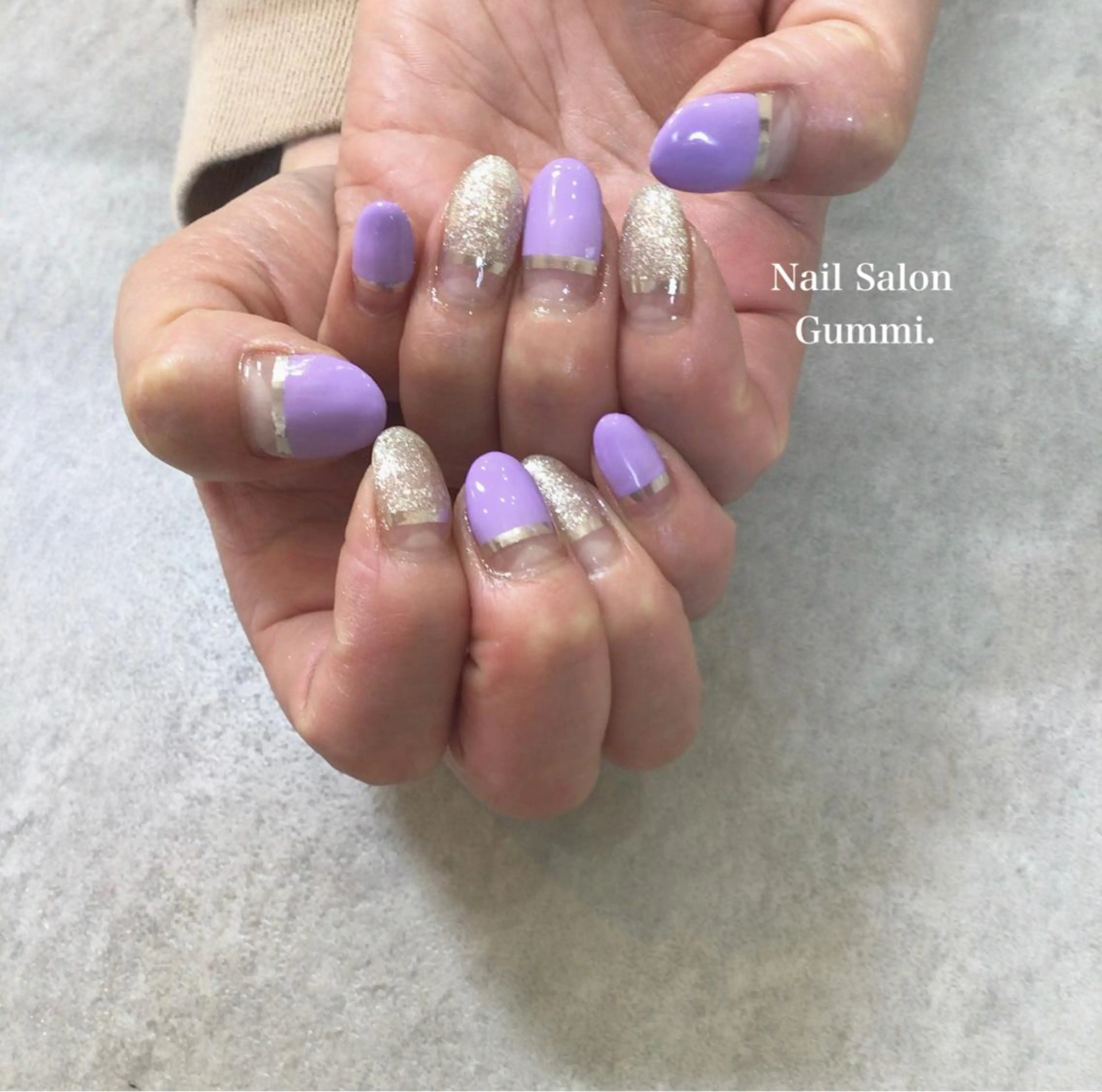 ネイル キラキラネイル 韓国ネイル ラメ(グリッター) ミラーネイル ニュアンスネイル Nail Salon Gummi.のネイルデザイン