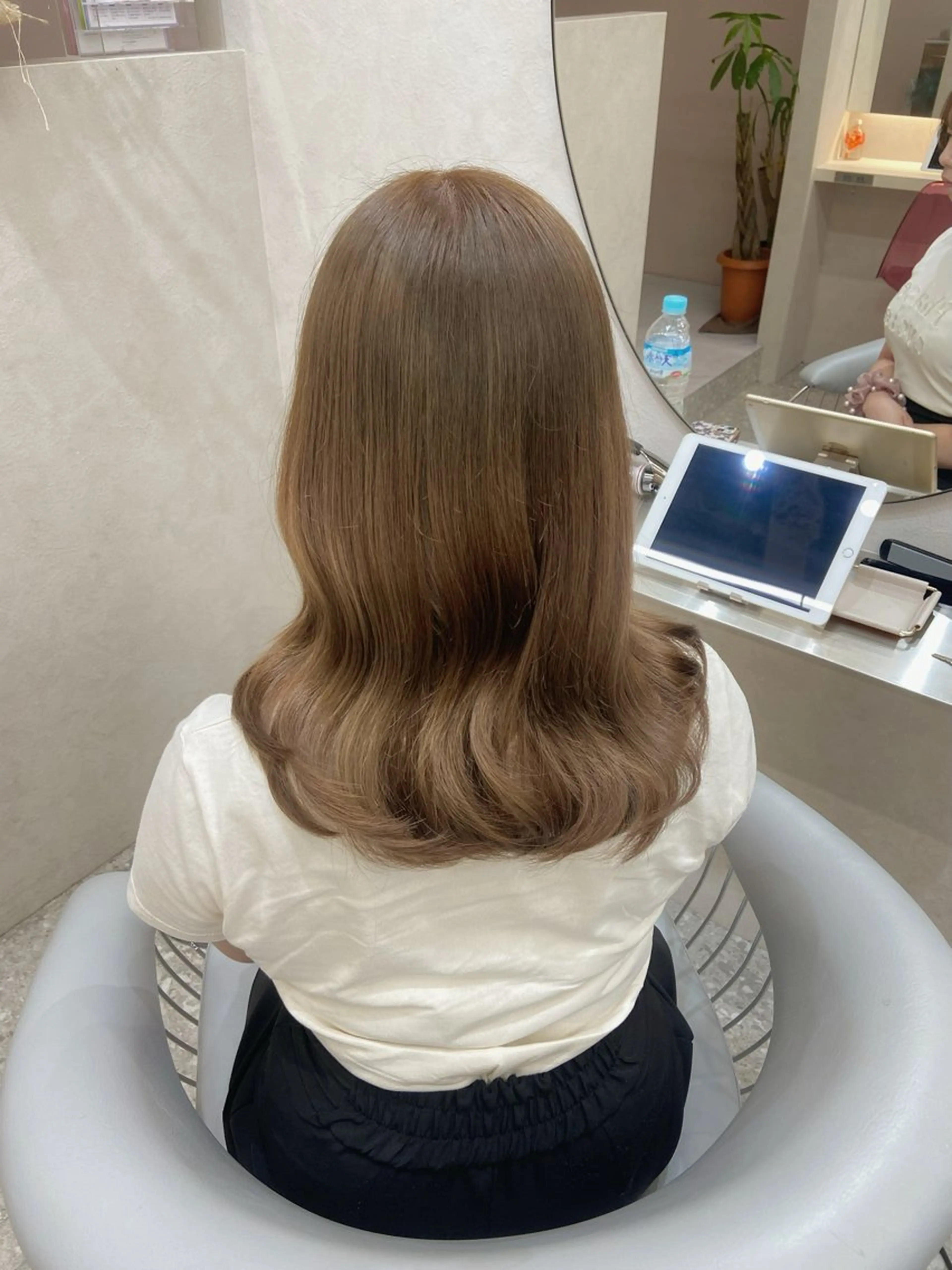 セミロング カラー カット ヘアカラー トリートメント 新宿/韓国ヘア 中明度カラー/かやのヘアスタイル