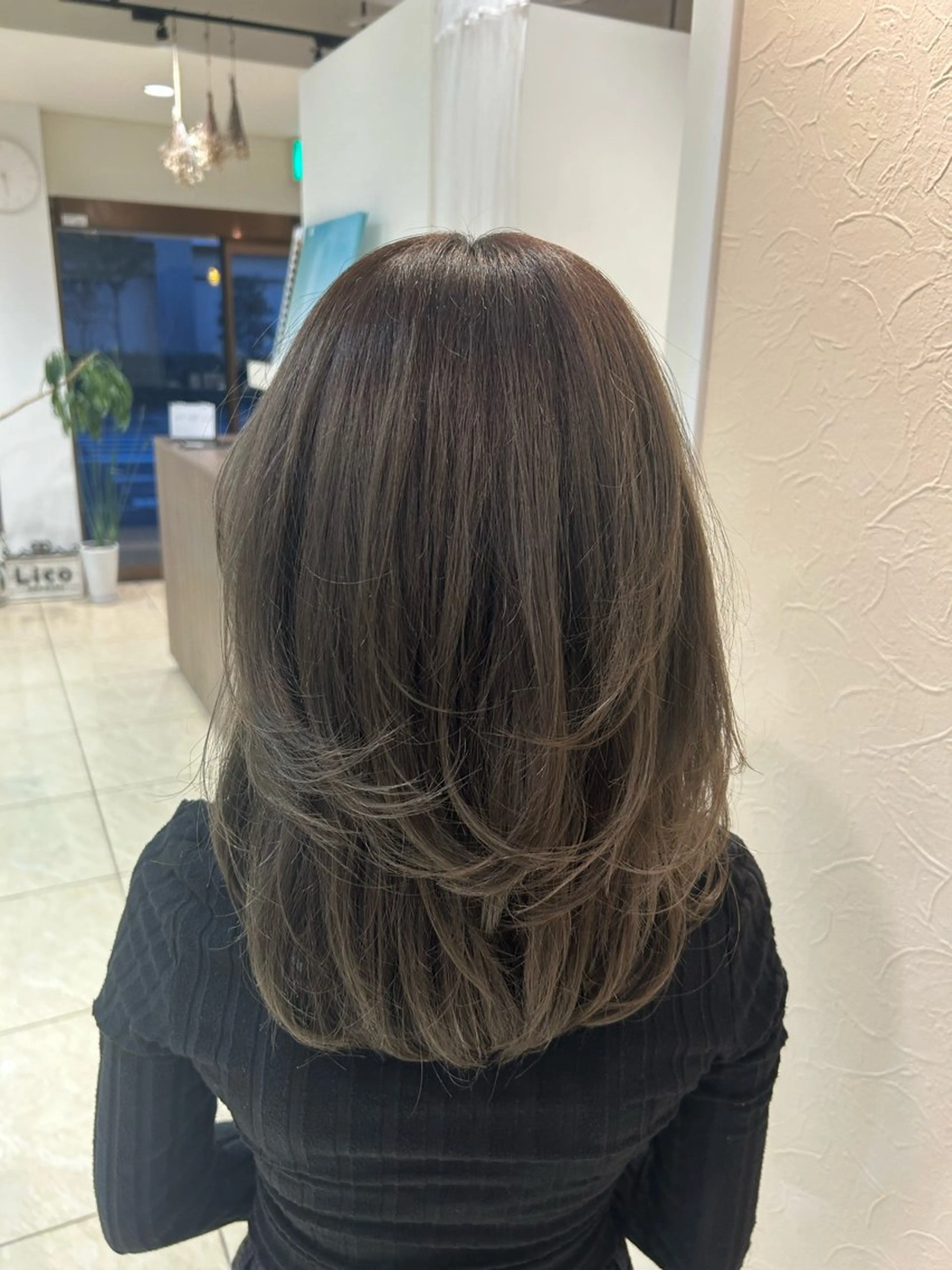 セミロング レイヤーカット 海外ヘア/透明感ヘア 湘南台/hinakoのヘアスタイル