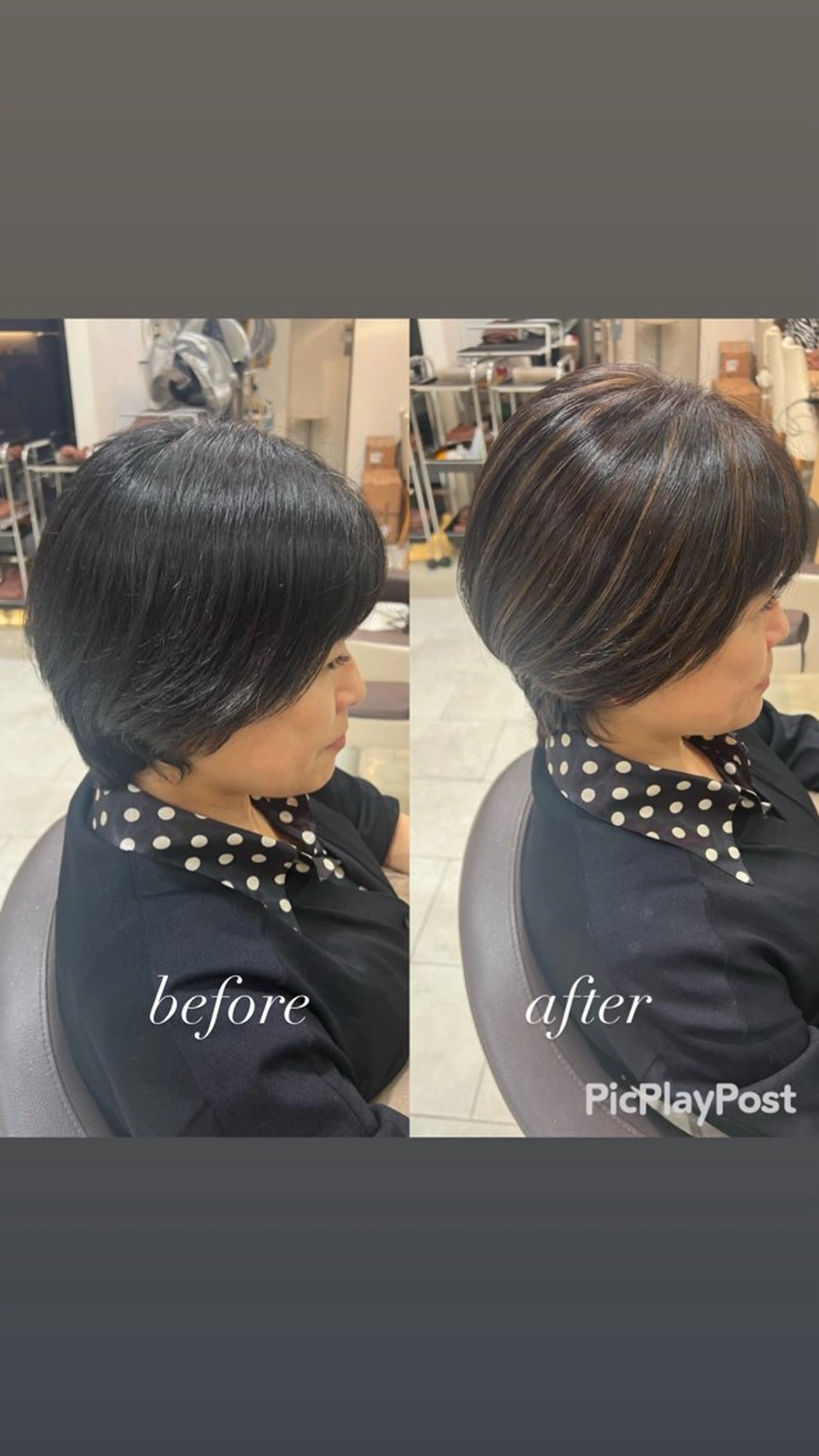 ショート カラー カット ヘアカラー トリートメント 大人デザイン 🍃MORIKA🍃のヘアスタイル