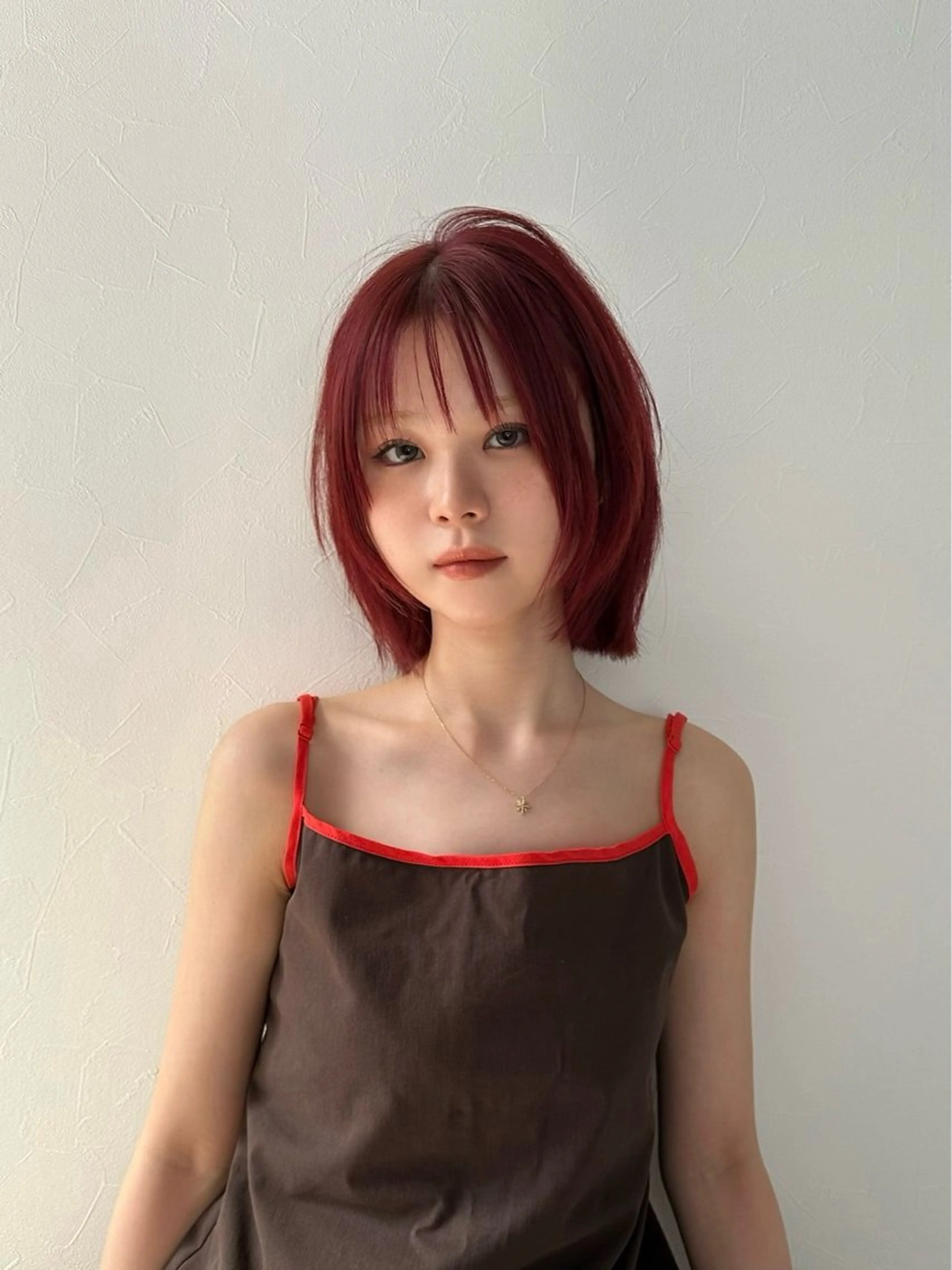 カット＋前処理付き全体カラー＋髪質改善 トリートメントの写真