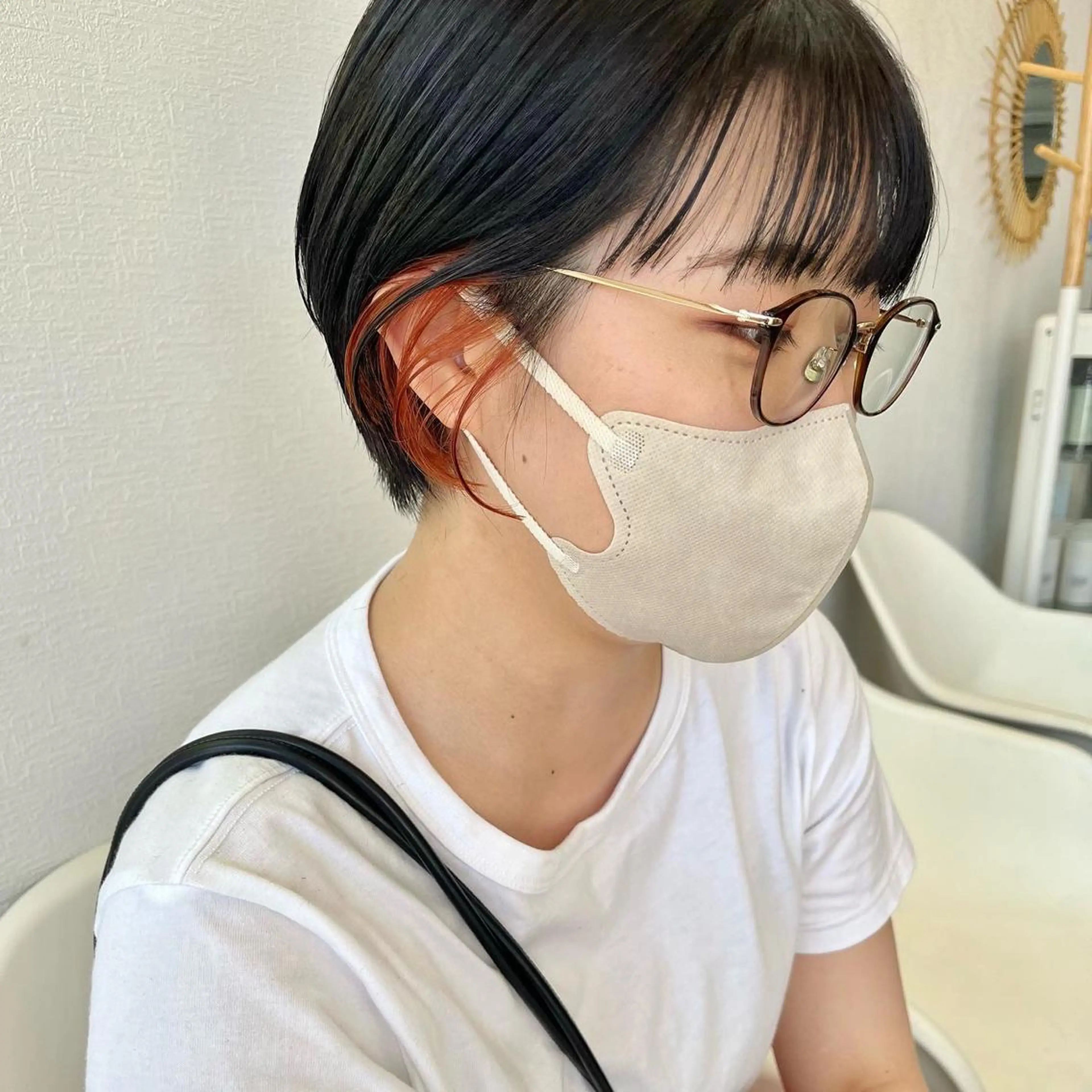 ショート カラー カット ヘアカラー トリートメント 🌼sunc HINAMI🌼のヘアスタイル