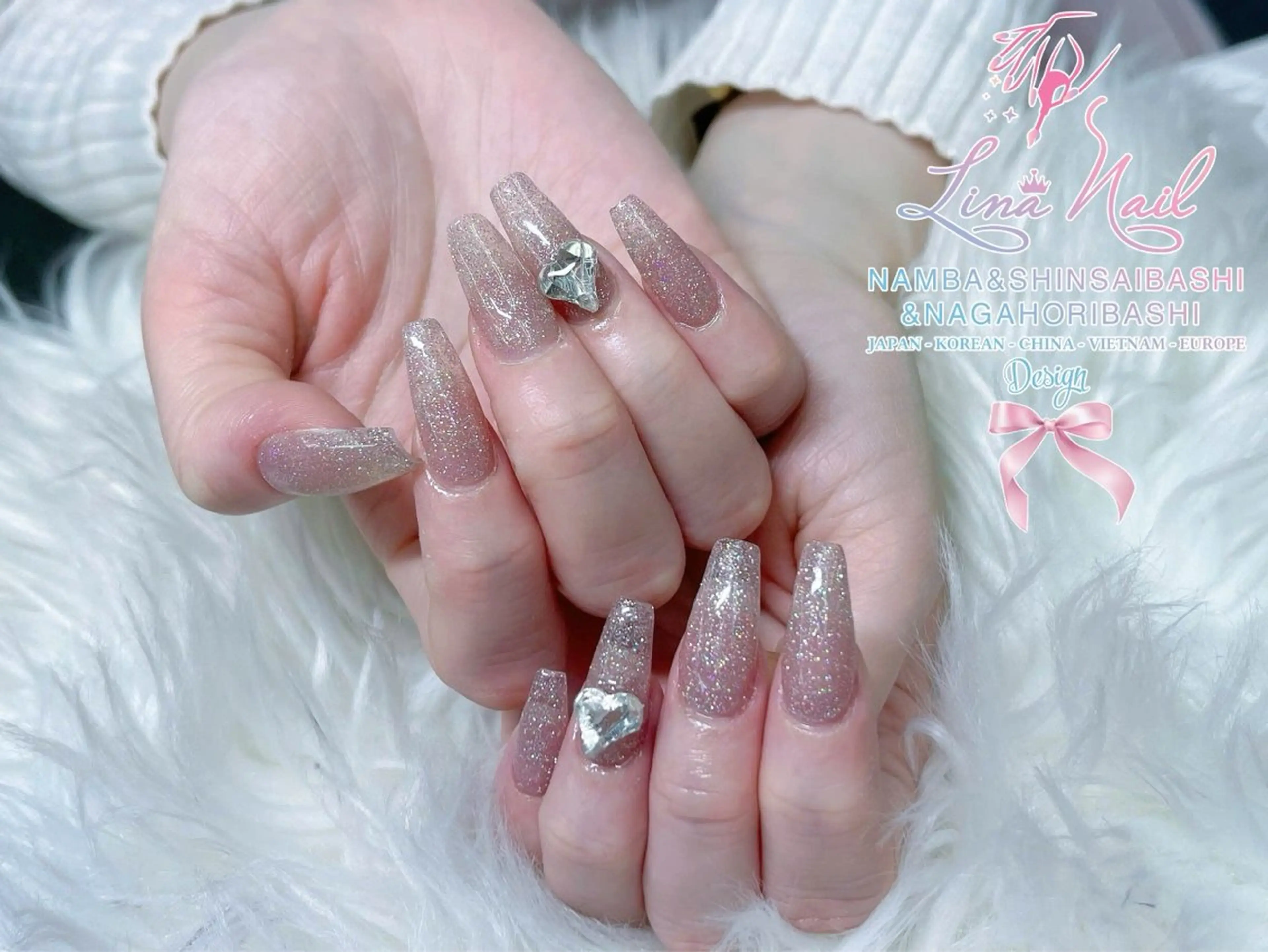 ネイル フットネイル ジェルネイル 持ち込み ネイルチップ ハンドネイル リナネイル 長堀橋店／東心斎橋店のネイルデザイン
