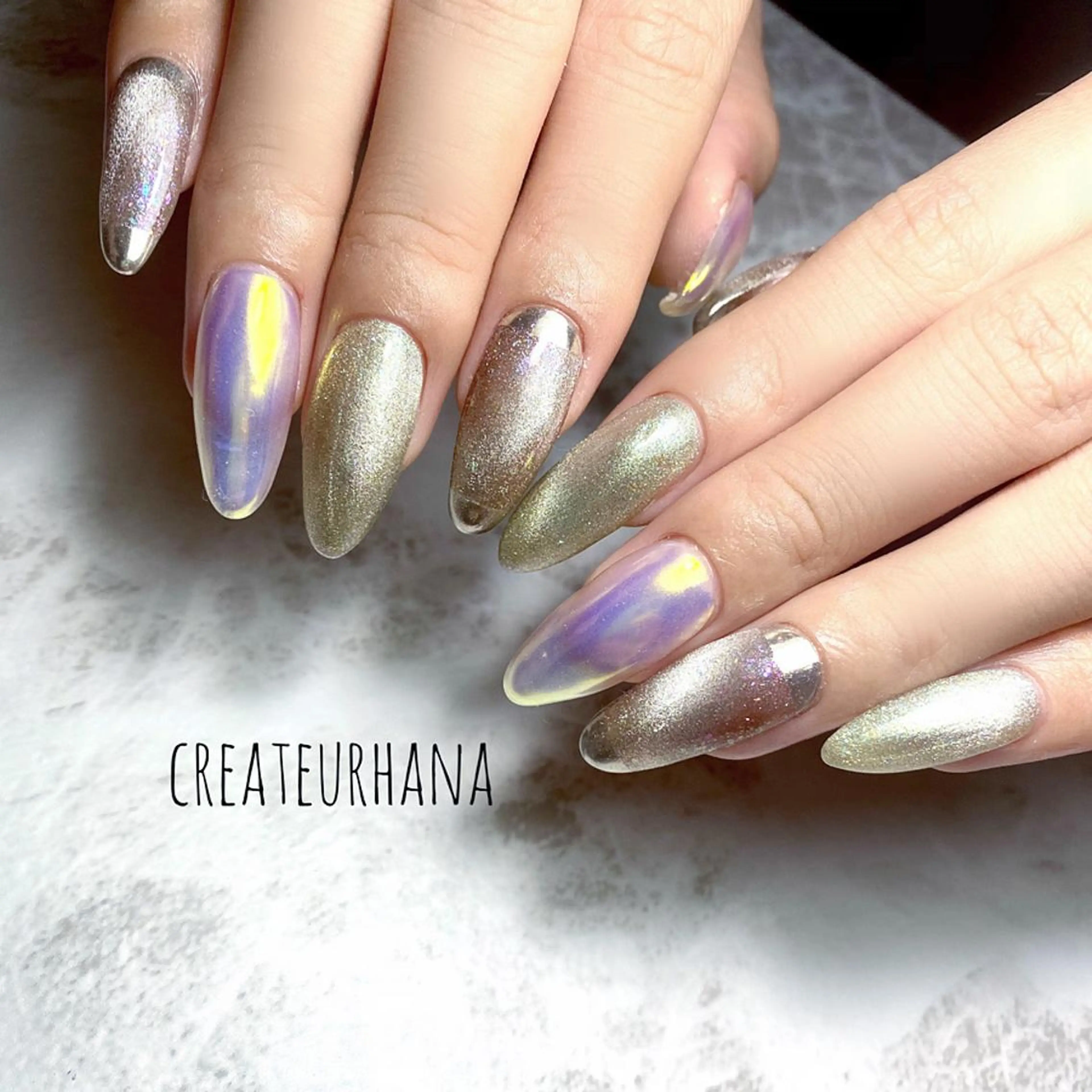 ネイル 三橋 結菜のネイルデザイン