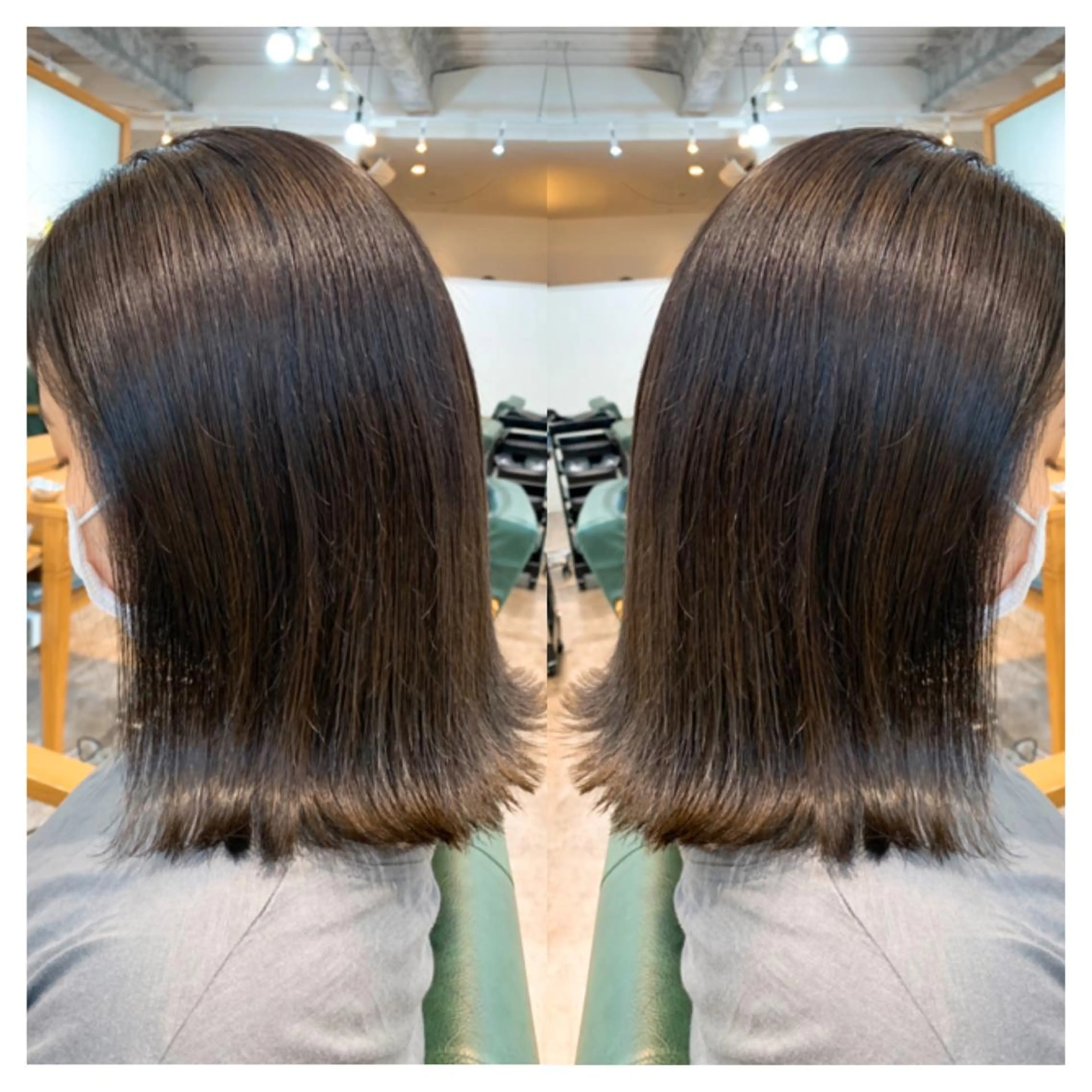 ミディアム カラー カット ヘアカラー トリートメント a-o横浜所属・村山 茉衣のヘアスタイル