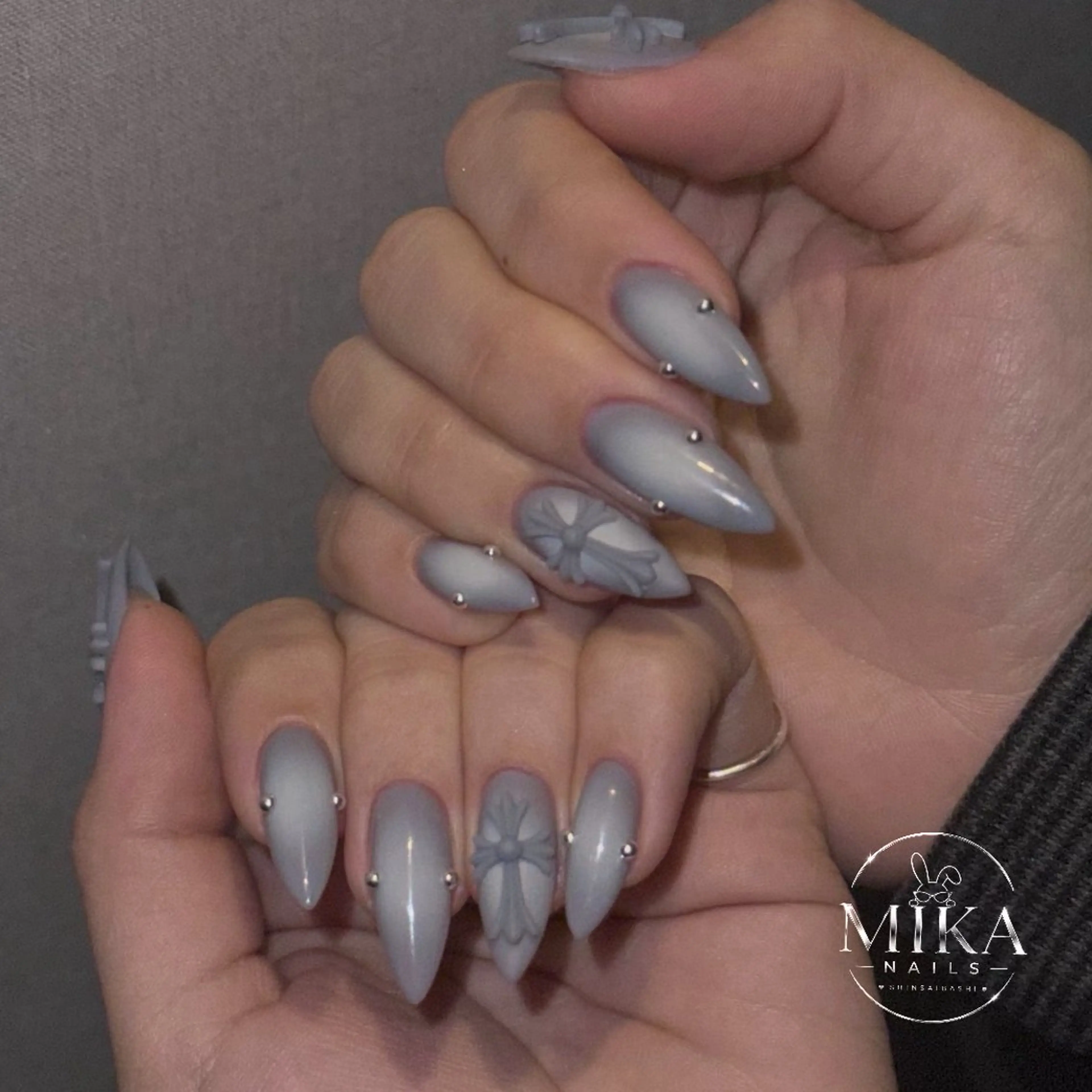 ネイル ハンドネイル ハンドケア ちみ_Mika Nails 心斎橋のネイルデザイン