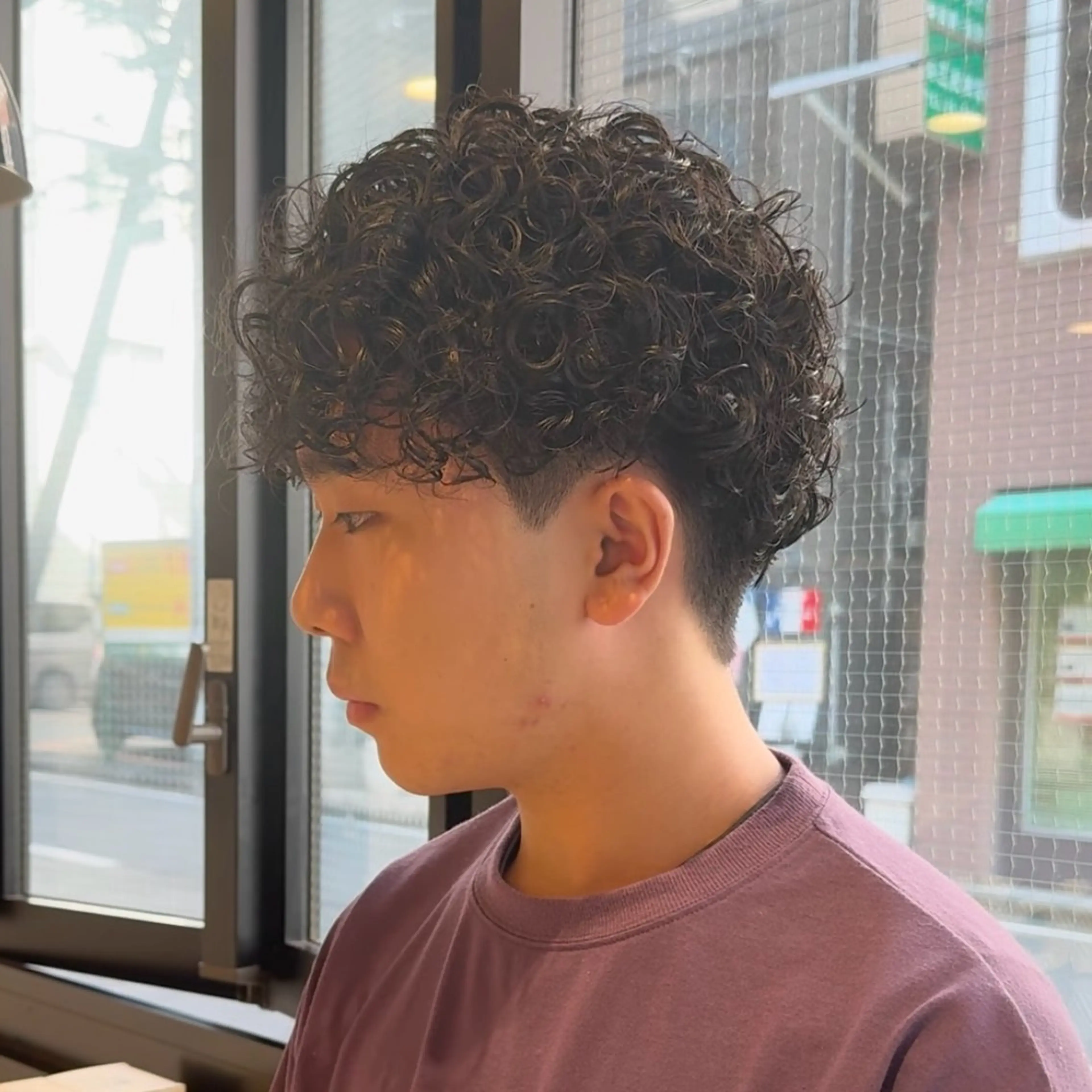 パーマ メンズ フェザー/ニュアンス パーマ/ryutoのヘアスタイル