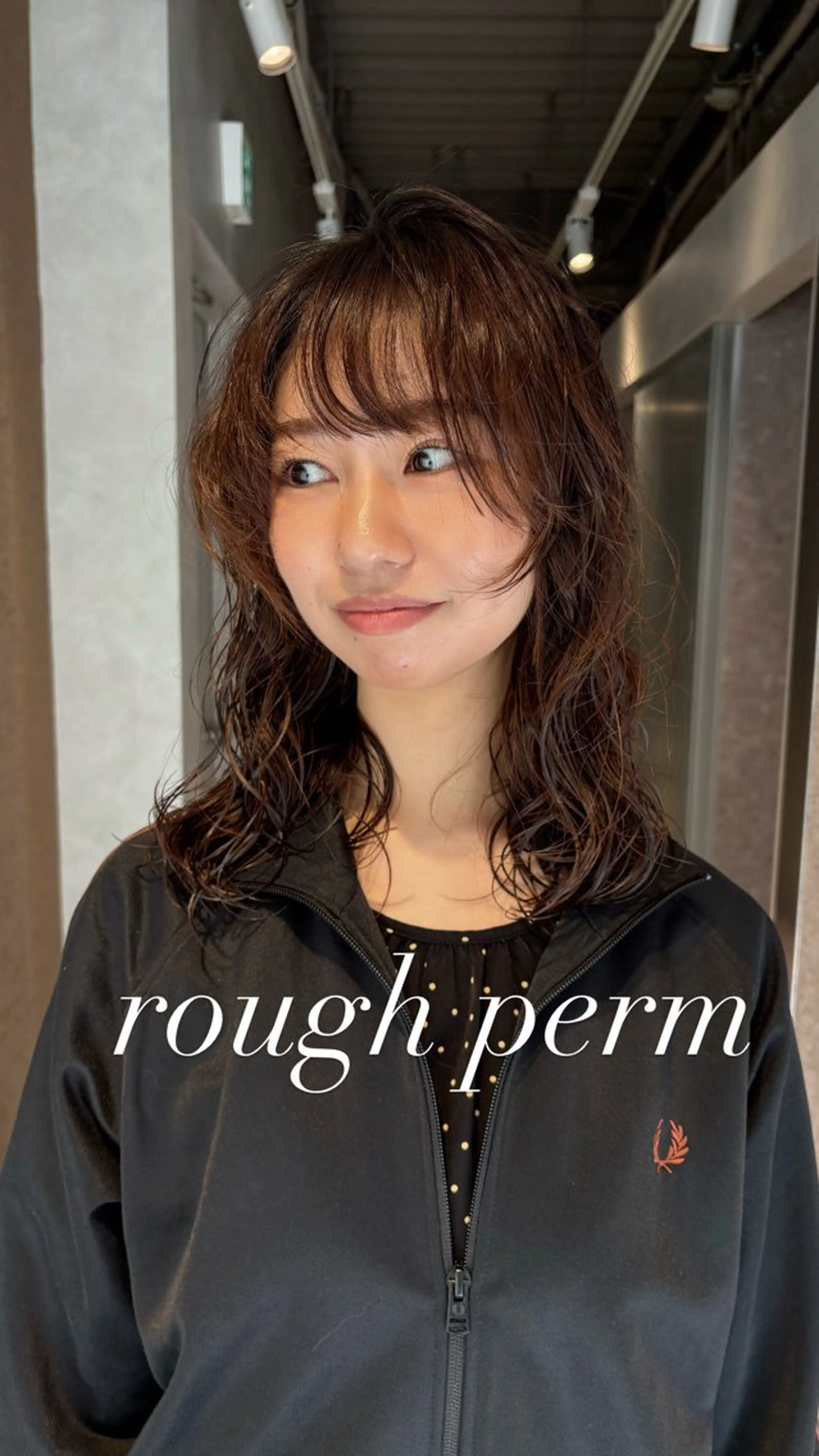 セミロング パーマ カット パーマ トリートメント salowin kagoshima所属・芝田 怜也のヘアスタイル