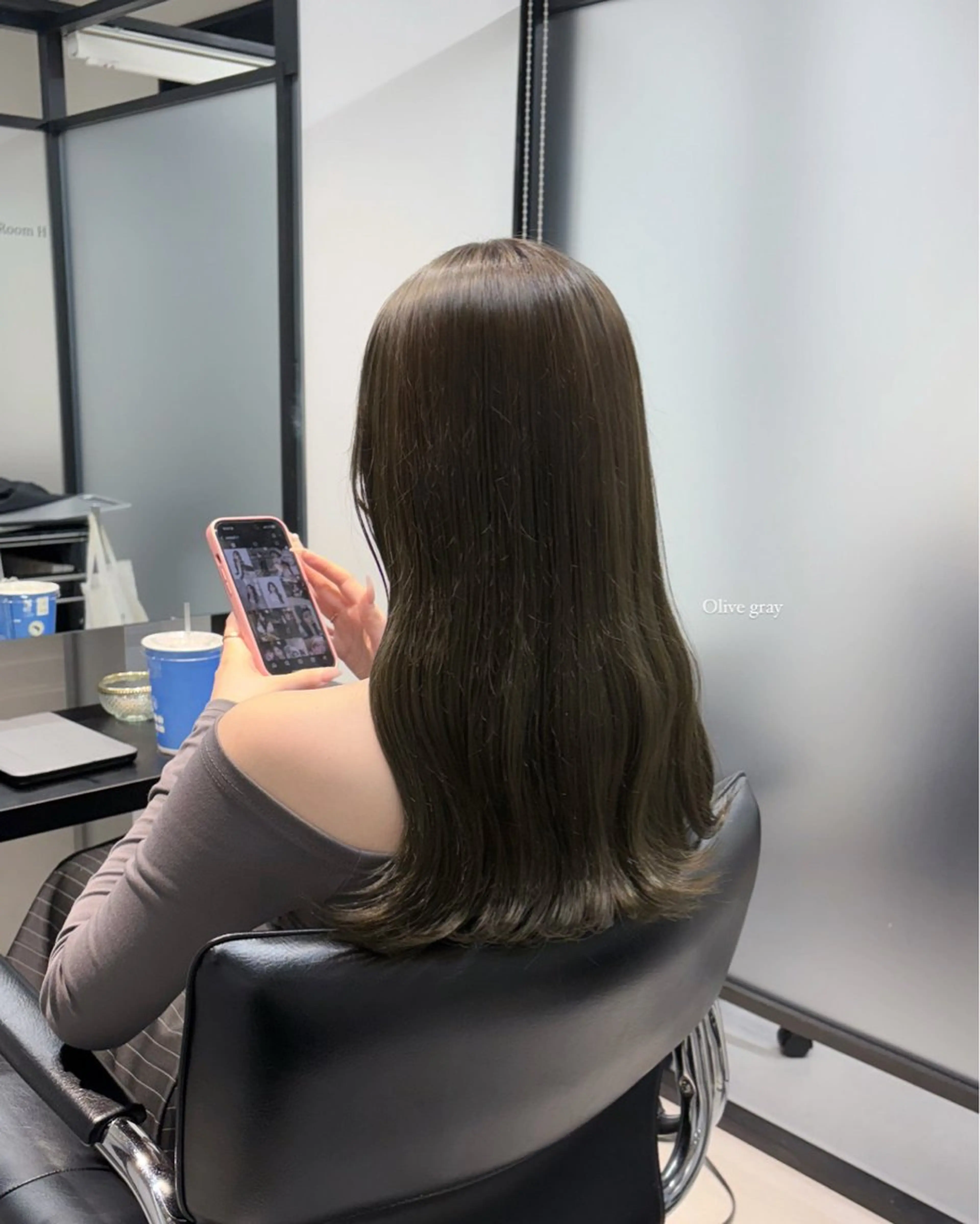 ロング カラー カット ヘアカラー マンツーマン半個室 tamuraのヘアスタイル