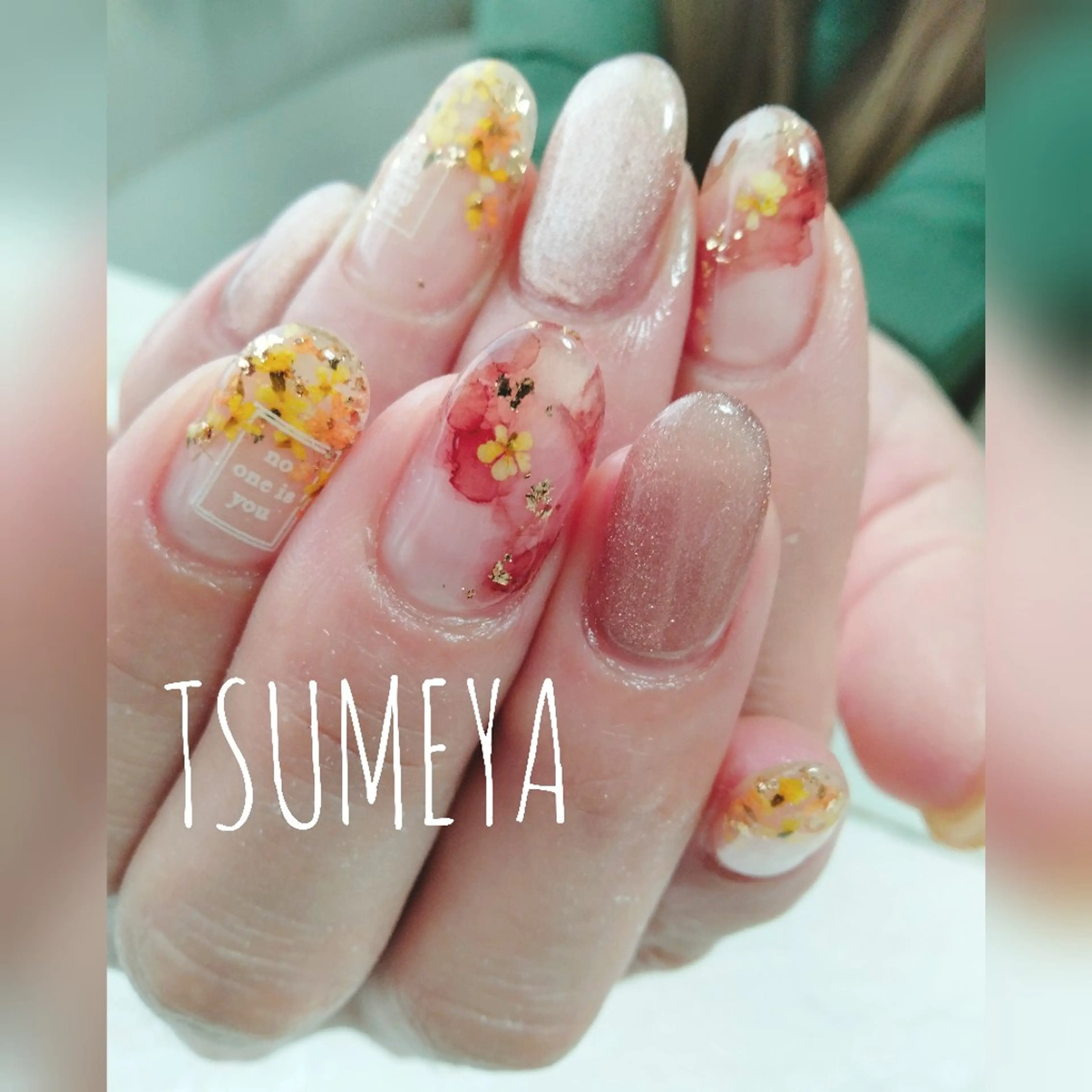 ネイル クリアネイル フラワーネイル フレンチネイル ハンドネイル _TSUMEYA _のネイルデザイン