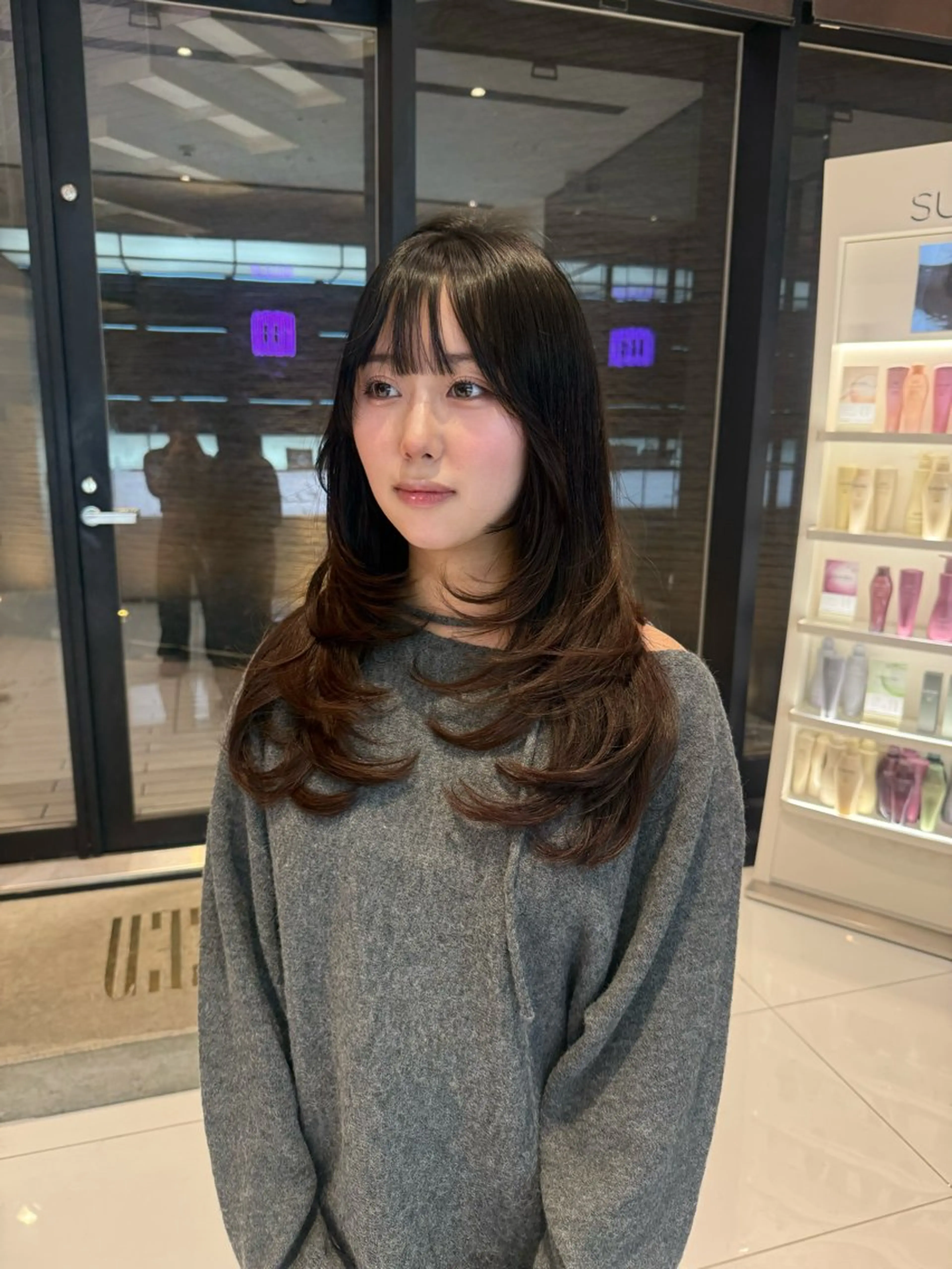 ロング レイヤーカット カット keen吉祥寺🐆 レイヤー/NAO🩶のヘアスタイル