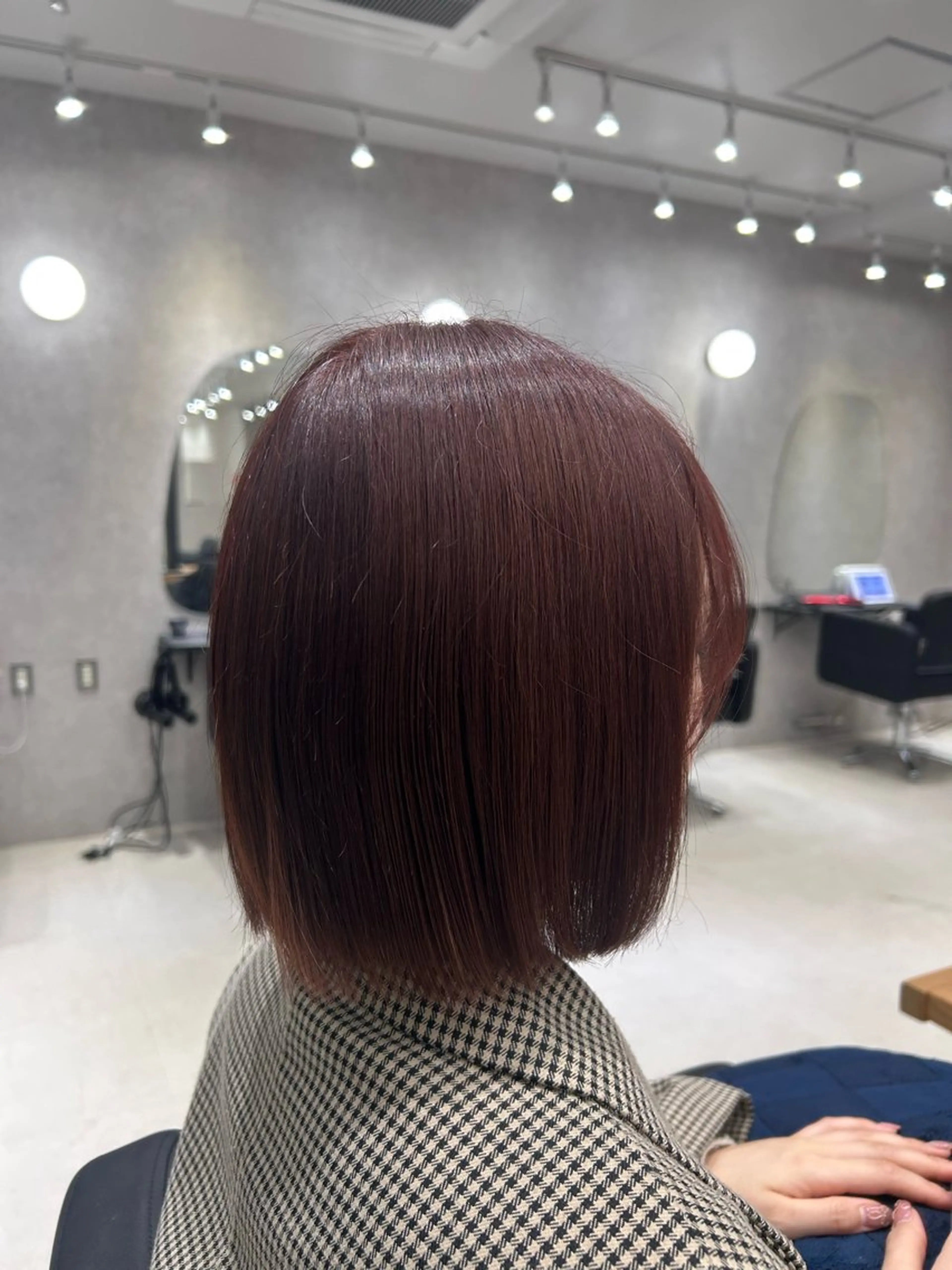 カラー ラベンダーカラー ピンクカラー ピンクラベンダー 松本 メリーユミのヘアスタイル