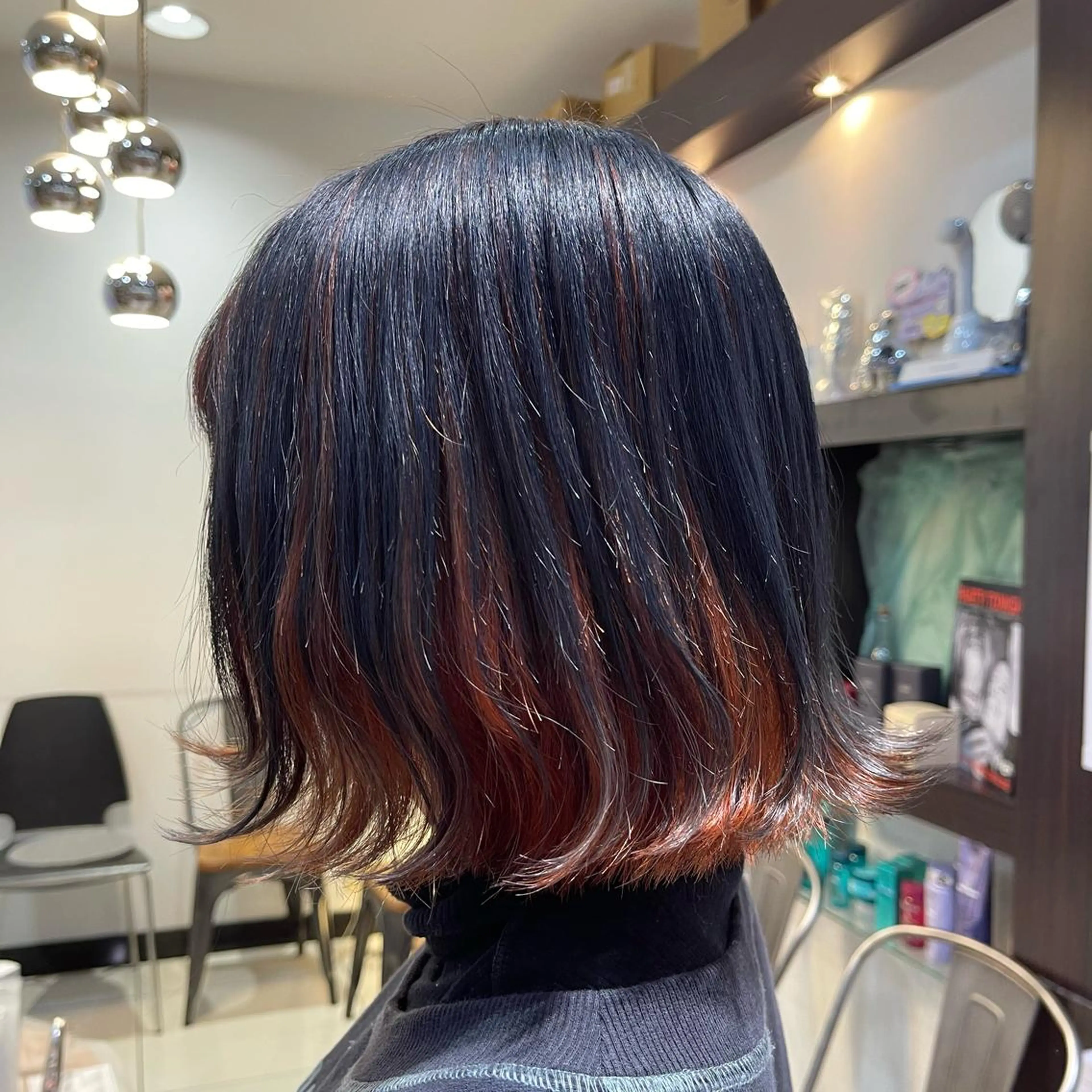 ショート カラー 酸スト/フェザー パーマ/三谷海斗のヘアスタイル