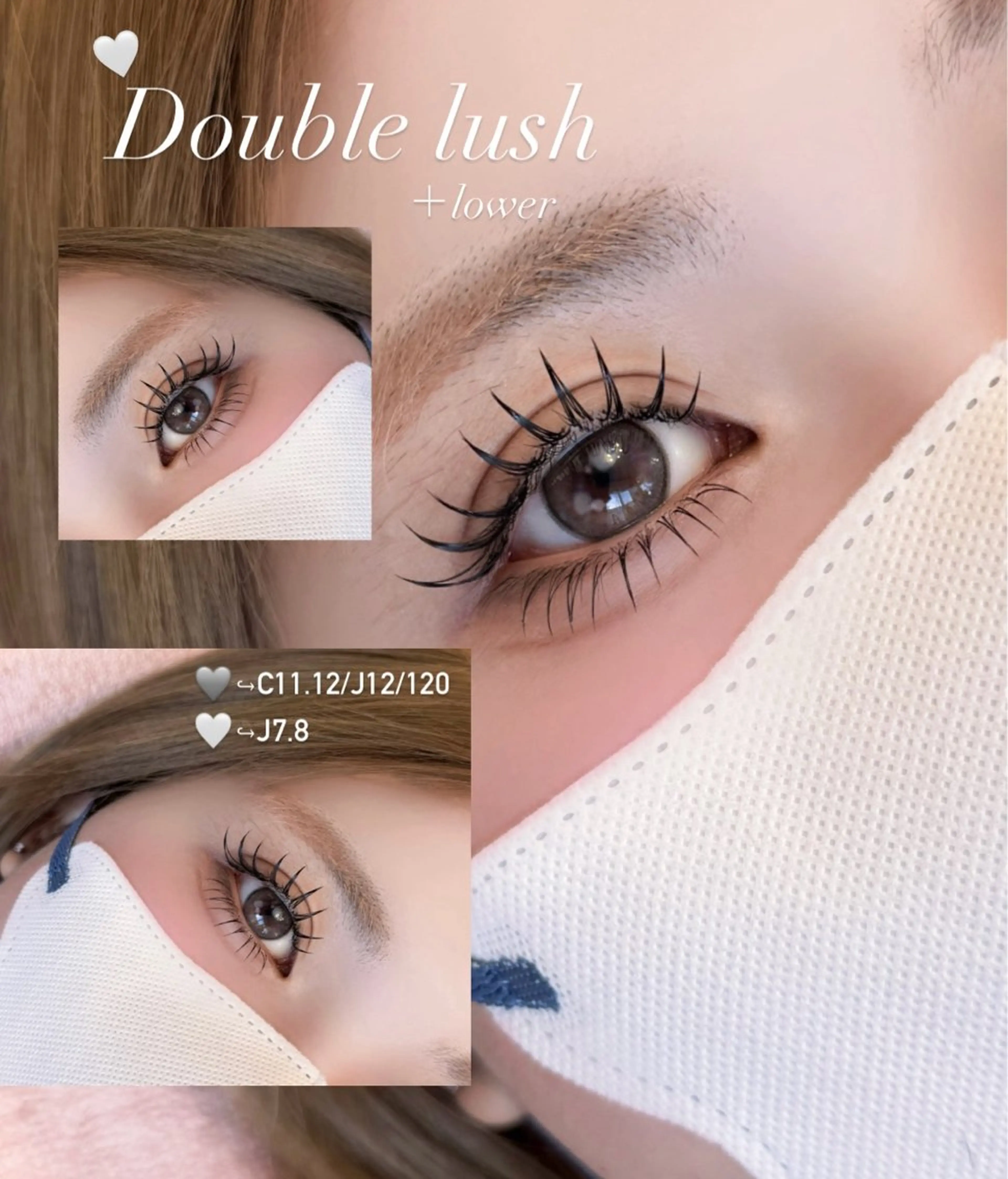 マツエク・マツパ マツエク 【那覇/束感まつ毛 /LED】ｷｬﾒﾙのマツエク・マツパデザイン