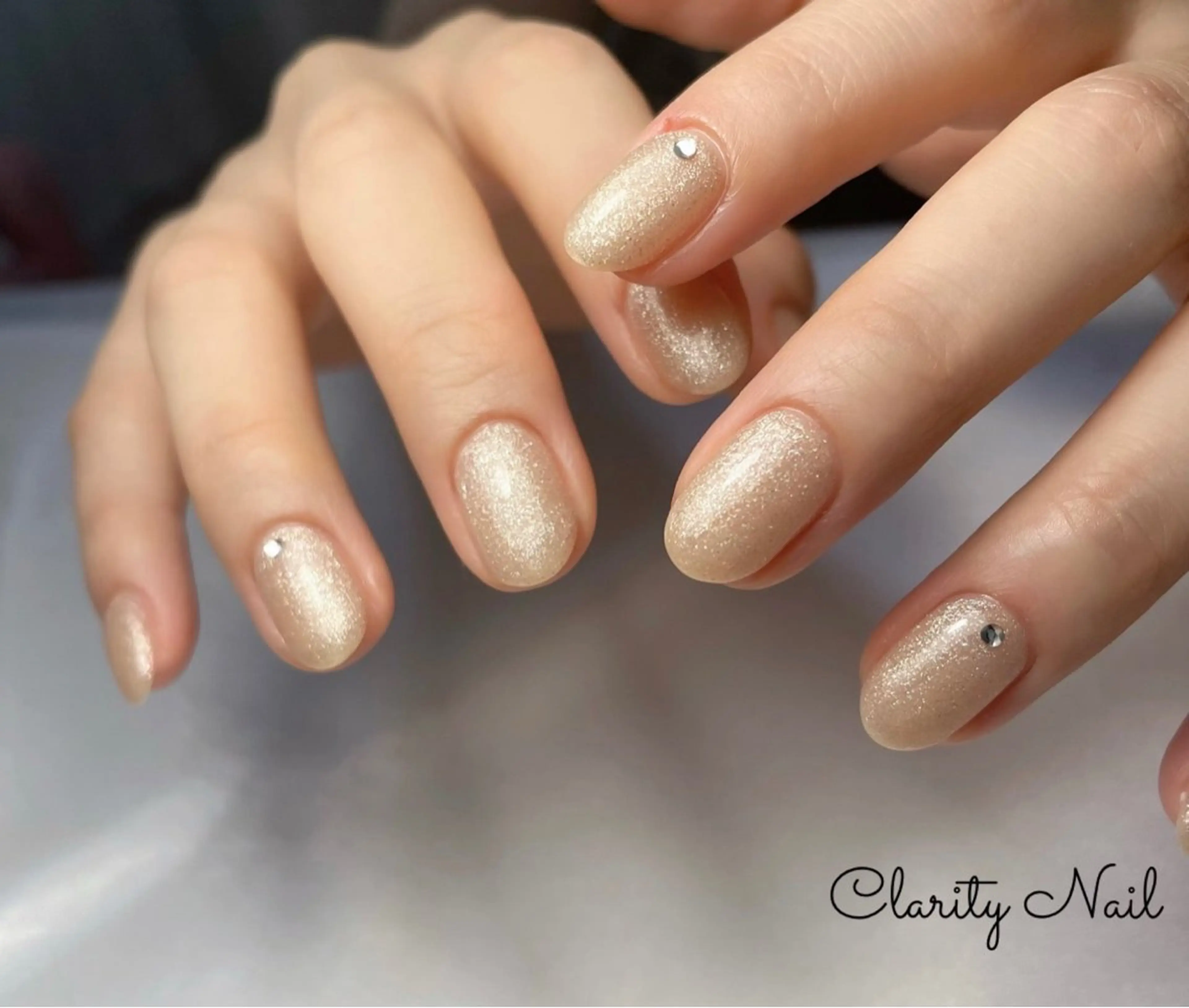 ネイル ワンカラーネイル ハンドネイル Clarity Nailのネイルデザイン