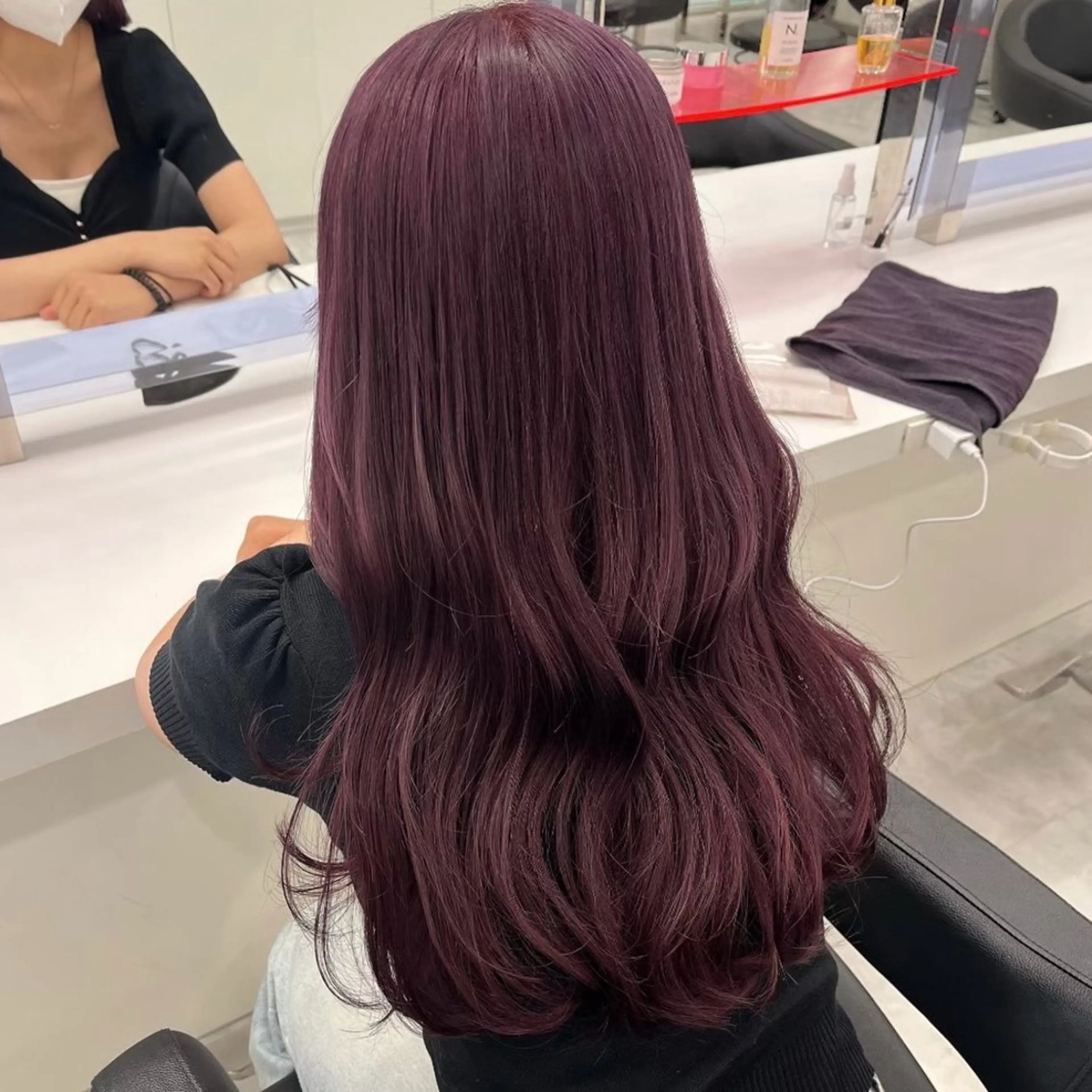 【🎀👼🏻大人気👼🏻🎀】💖色白に見える💖暖色ツヤカラー+theaterオリジナルトリートメント✨の写真