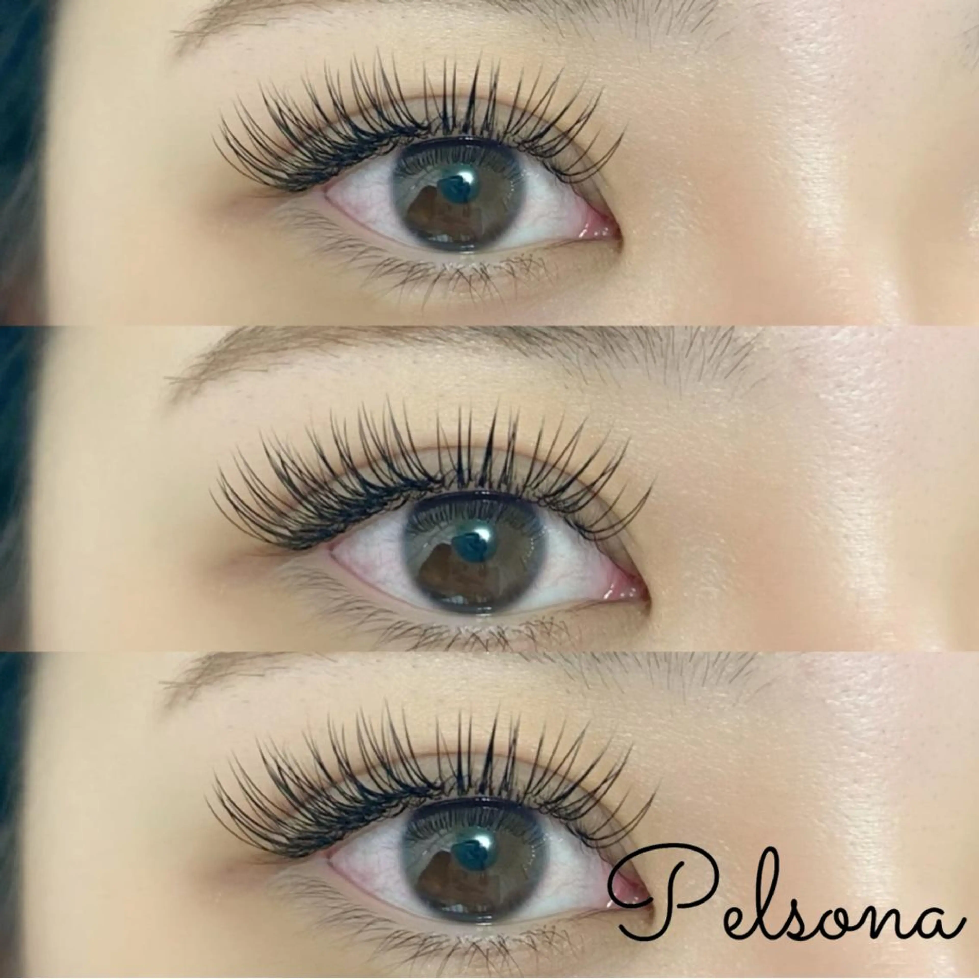 マツエク・マツパ フラットラッシュ Pelsona NOZOMIのマツエク・マツパデザイン