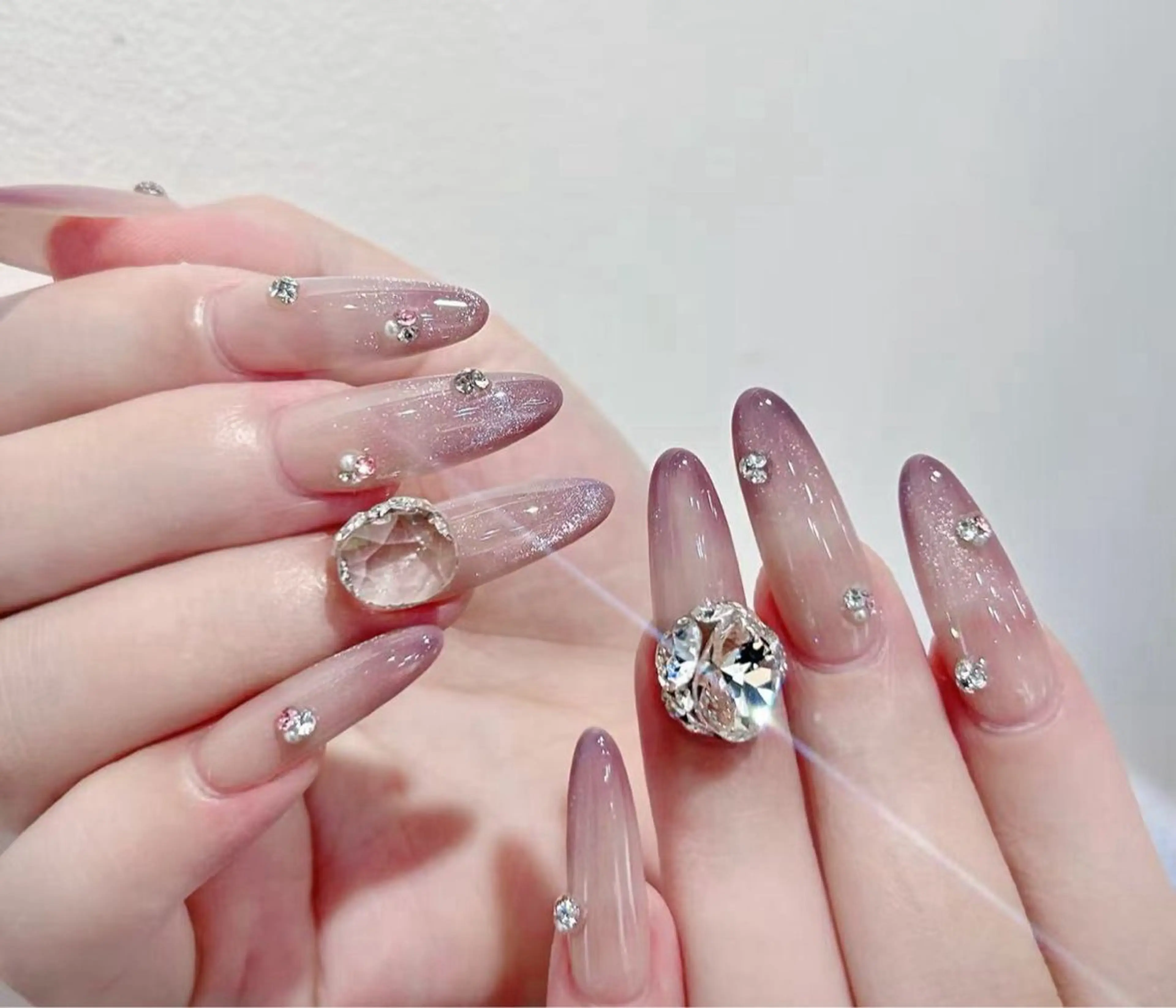 ネイル 長さ出し 持ち込み ネイルチップ U.MI Nail Salonのネイルデザイン