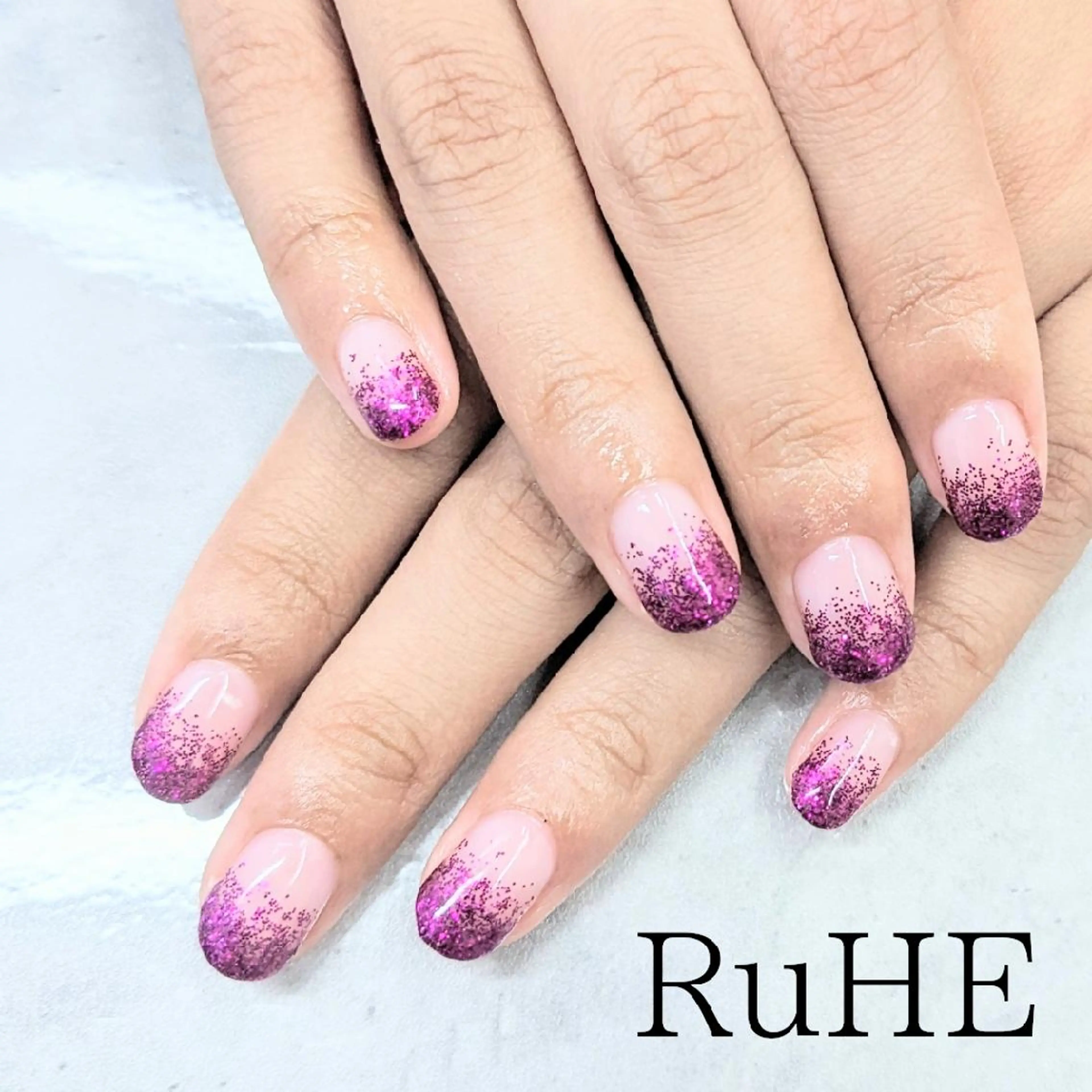 ネイル ラメ(グリッター) ラメグラデーション BBnail ogataのネイルデザイン