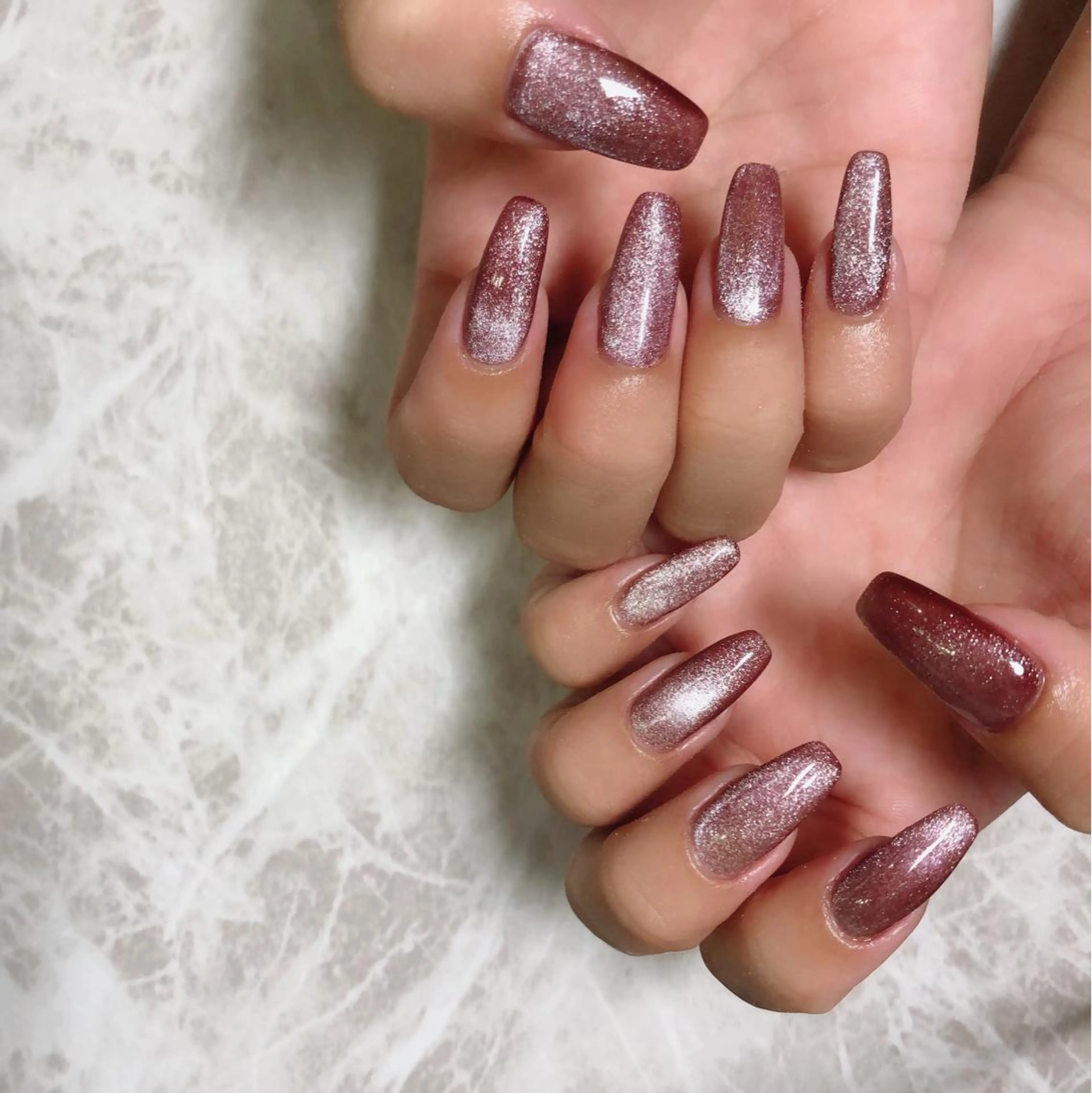 ネイル フットネイル フレンチネイル ジェルネイル ラメ(グリッター) ラメグラデーション NEO Beauty Salon所属・𝐍𝐄𝐎 𝐉𝐔𝐑𝐈のネイルデザイン