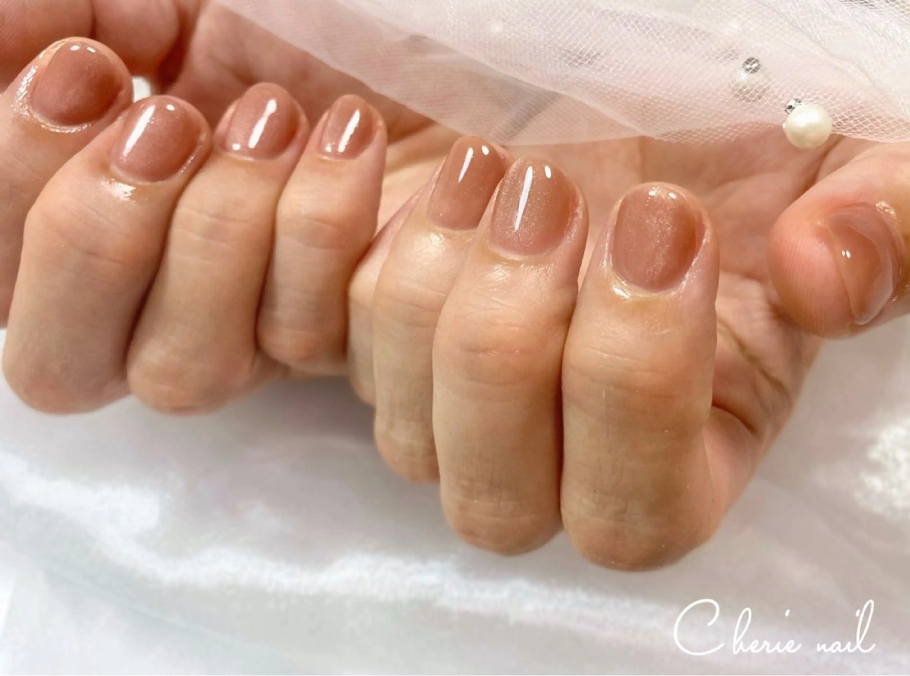 ネイル ジェルネイル キラキラネイル マグネットネイル オフィスネイル Cherienail yunaのネイルデザイン