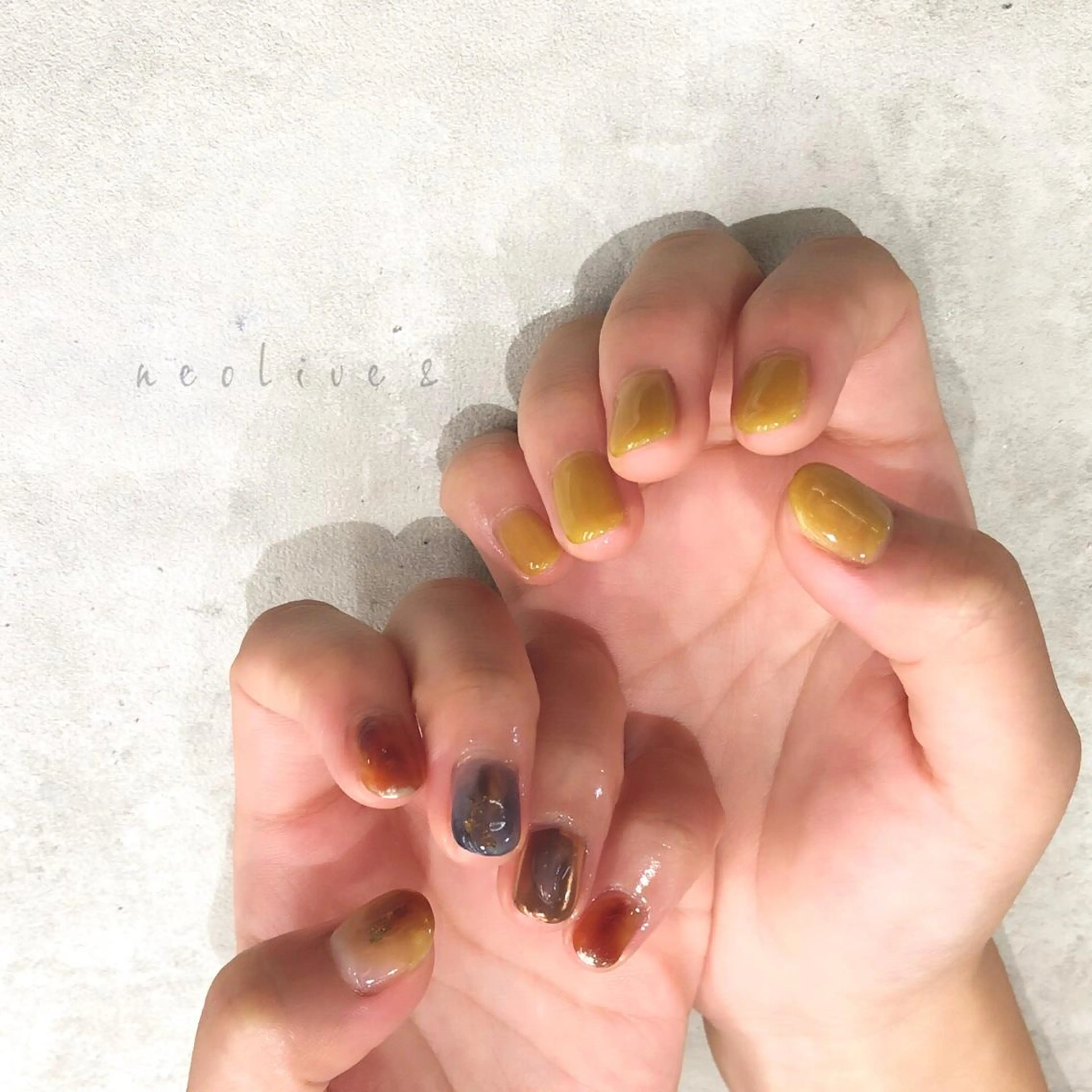 ネイル ハンドネイル Yuriko Omi パラジェル/渋谷のネイルデザイン