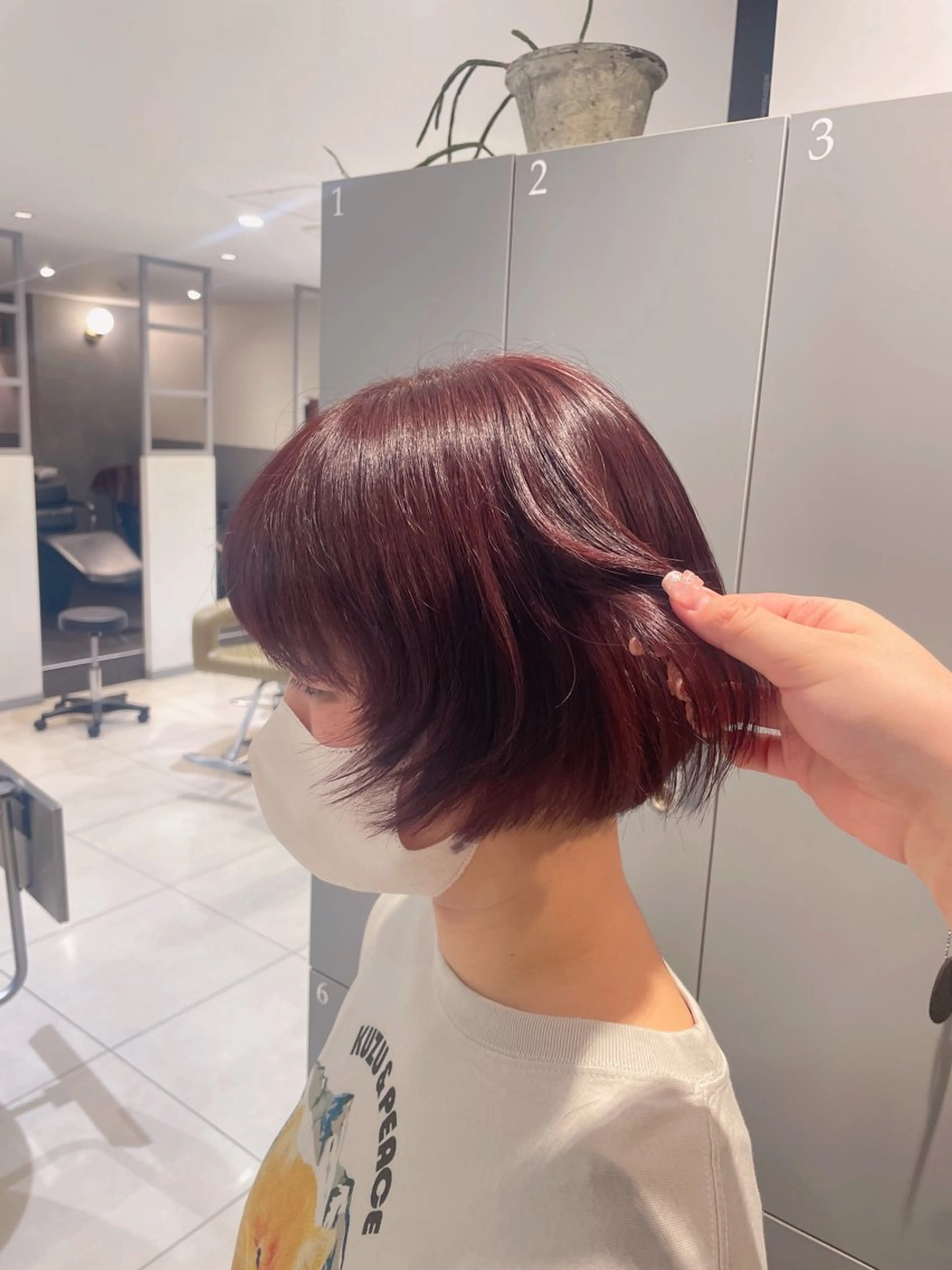 ショート カラー ヘアカラー 🌷柔らかカラー🍑 Miyu🪽のヘアスタイル