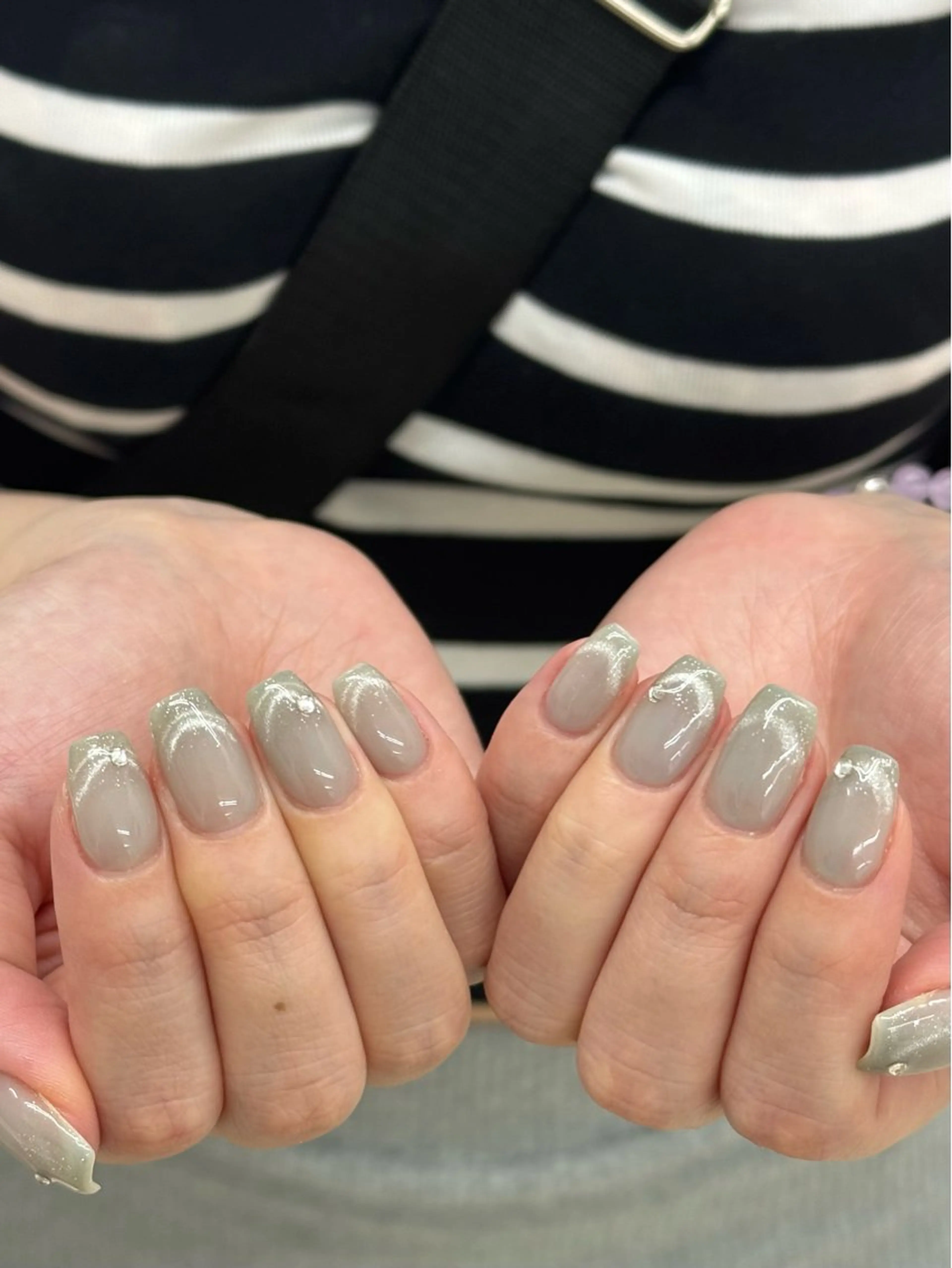 ネイル 長さ出し フットネイル ジェルネイル マグネットネイル 持ち込み ハンドネイル ハンドケア Ocean Nailのネイルデザイン