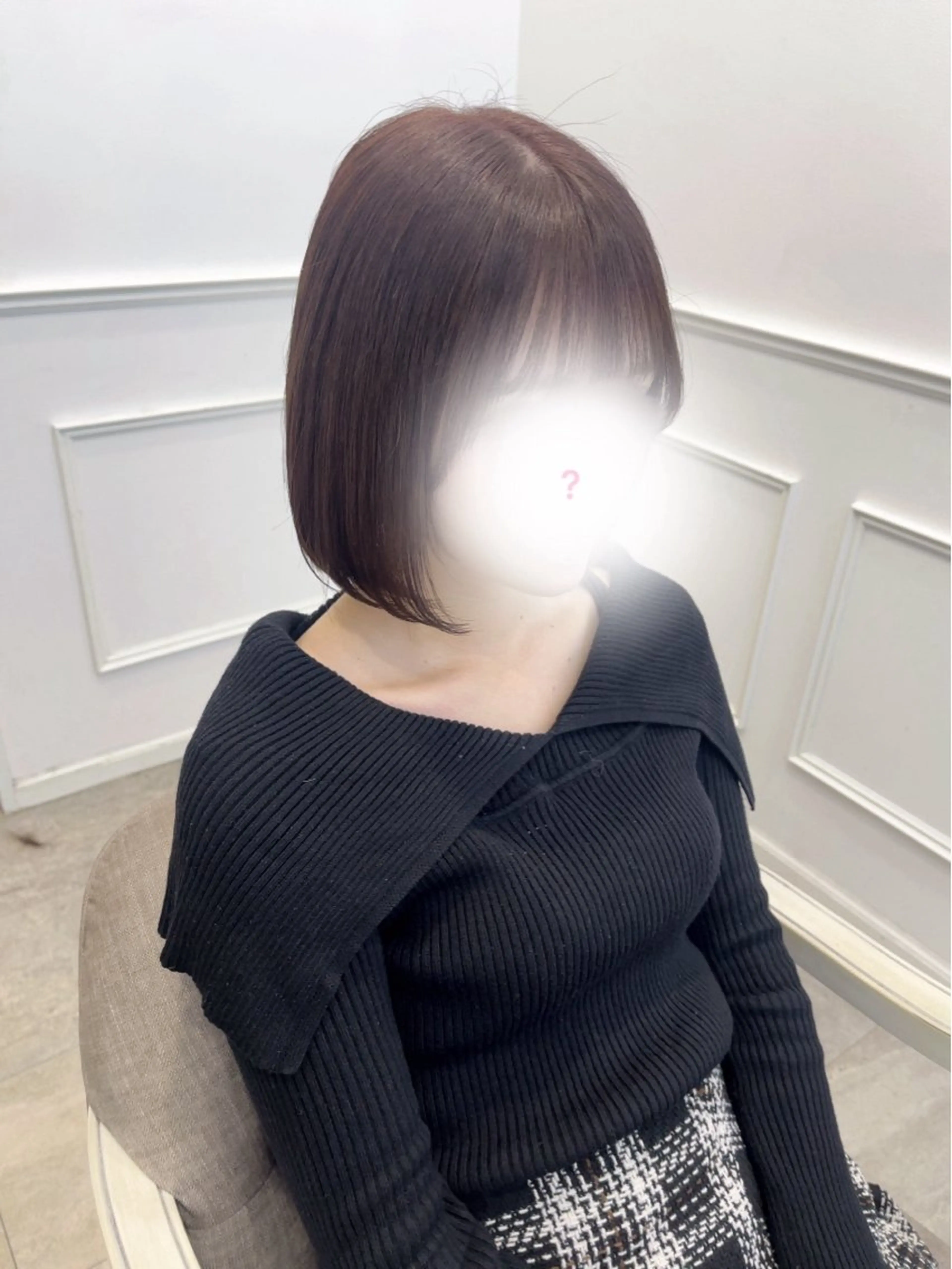 ミディアム カラー 新井 凪のヘアスタイル