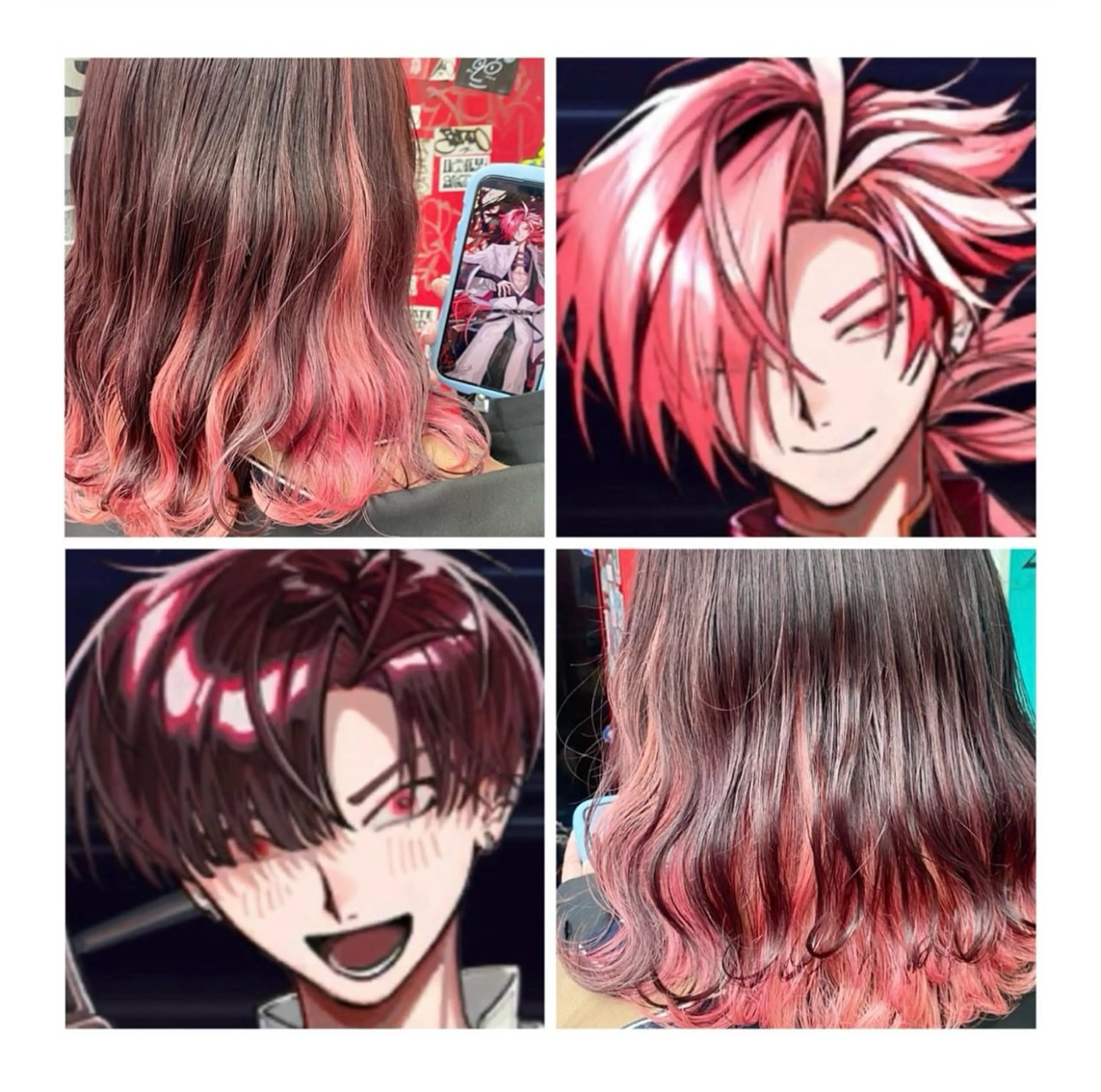 ミディアム カラー ヘアカラー TSUNO🦖 派手髪/オタク美容師のヘアスタイル