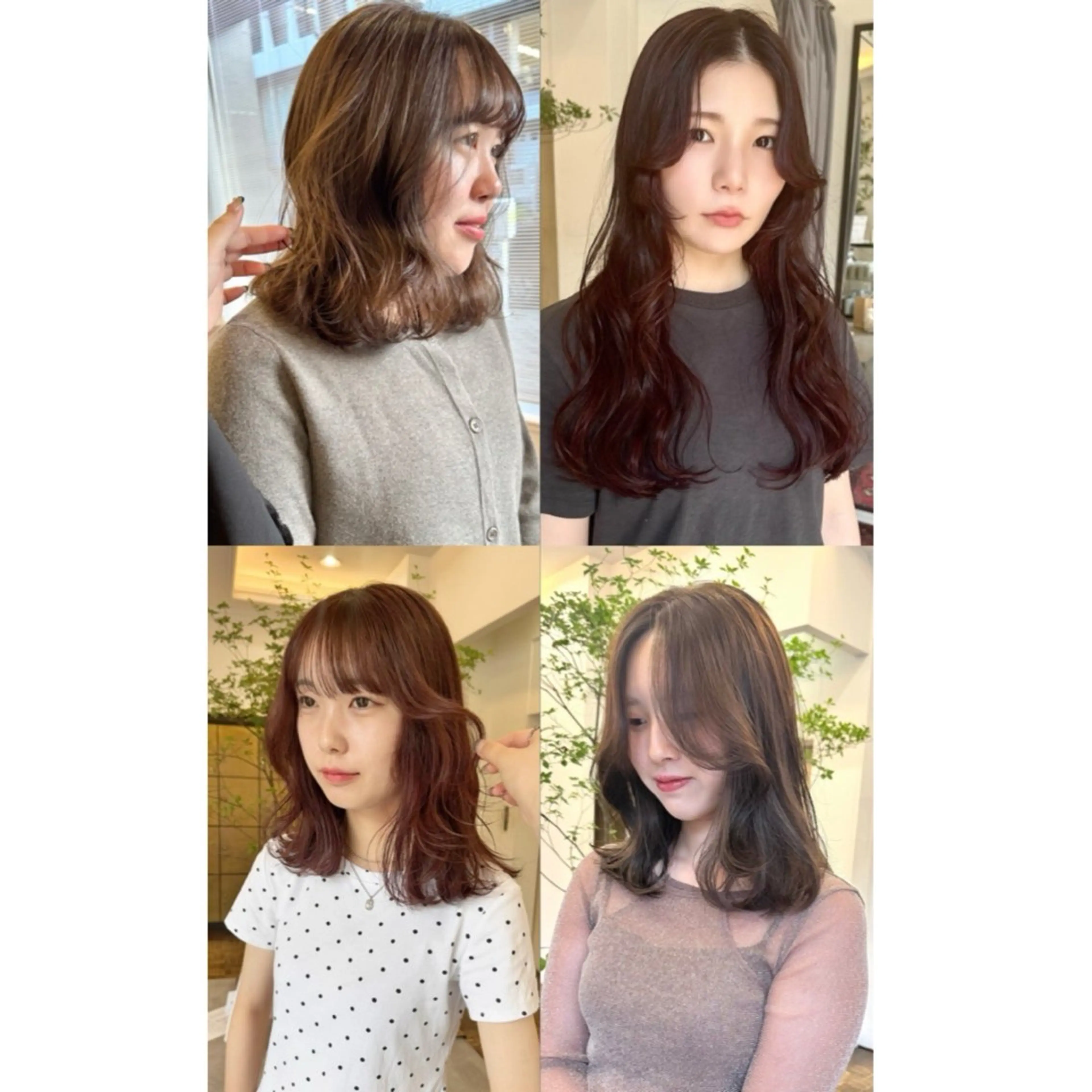 【雰囲気変えたい方おすすめ♡】顔まわりカット透明感カラーの写真