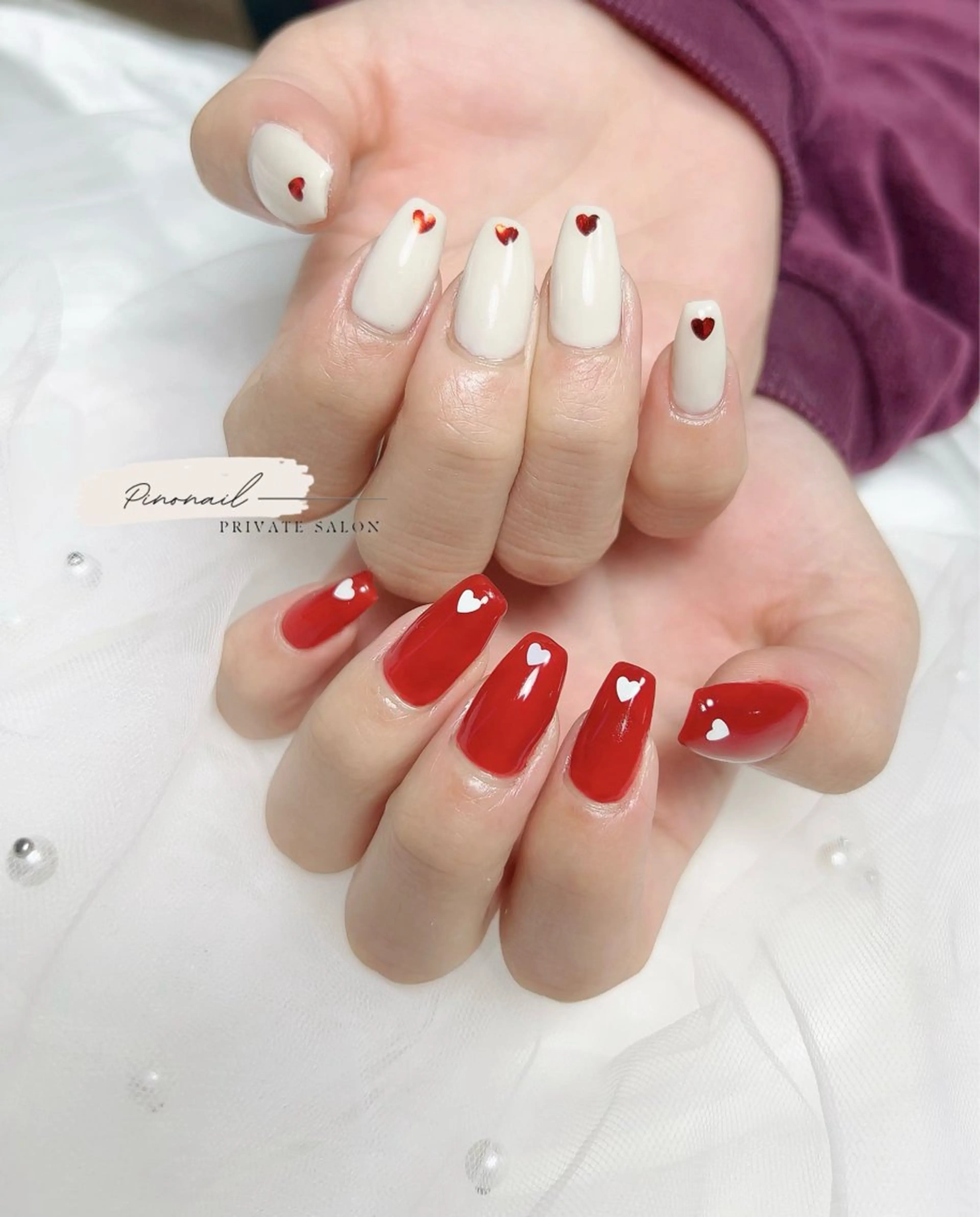 ネイル ホログラムネイル ハンドネイル Pino Nailのネイルデザイン