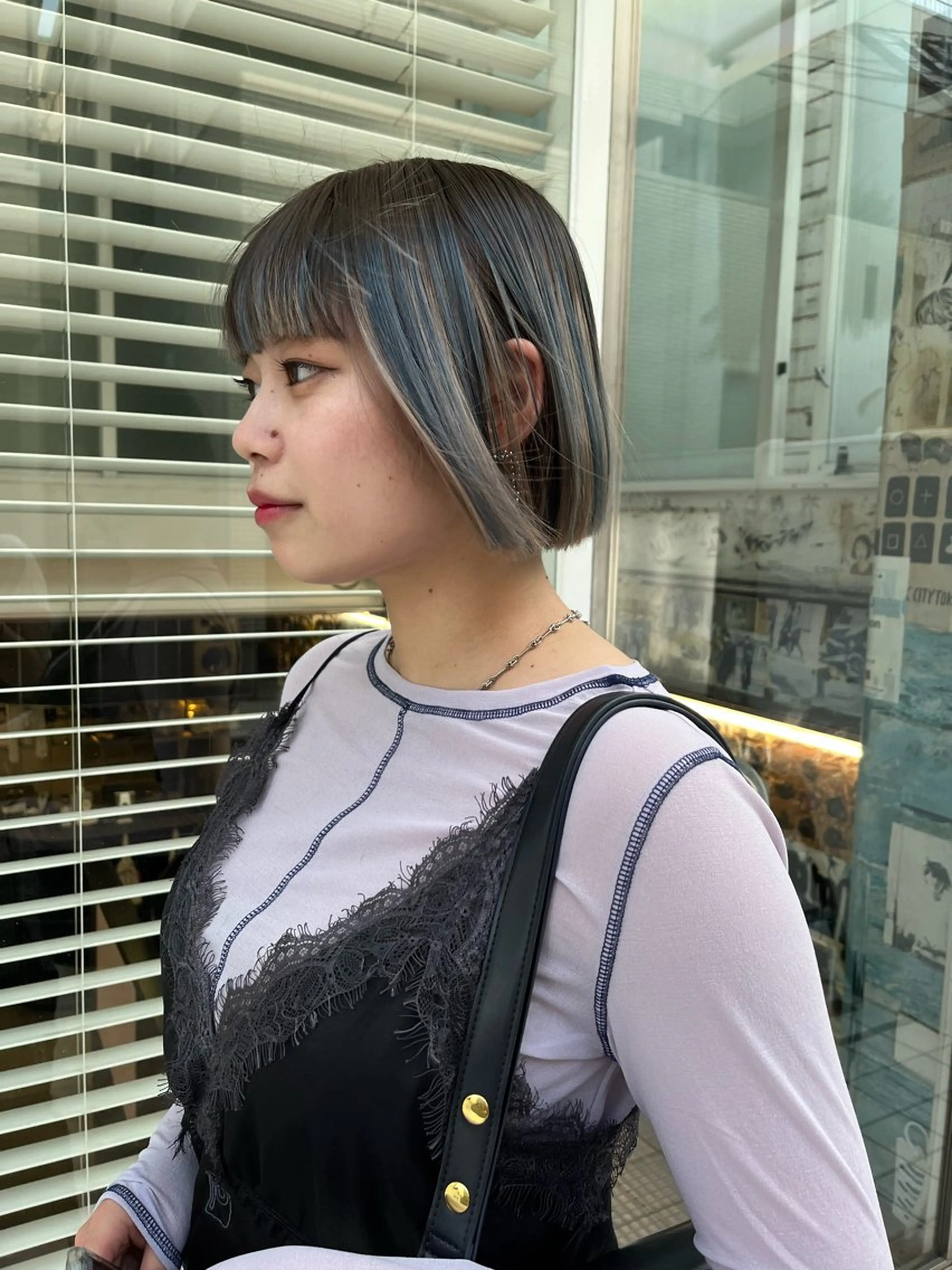 ショート カラー eri kinjoのヘアスタイル