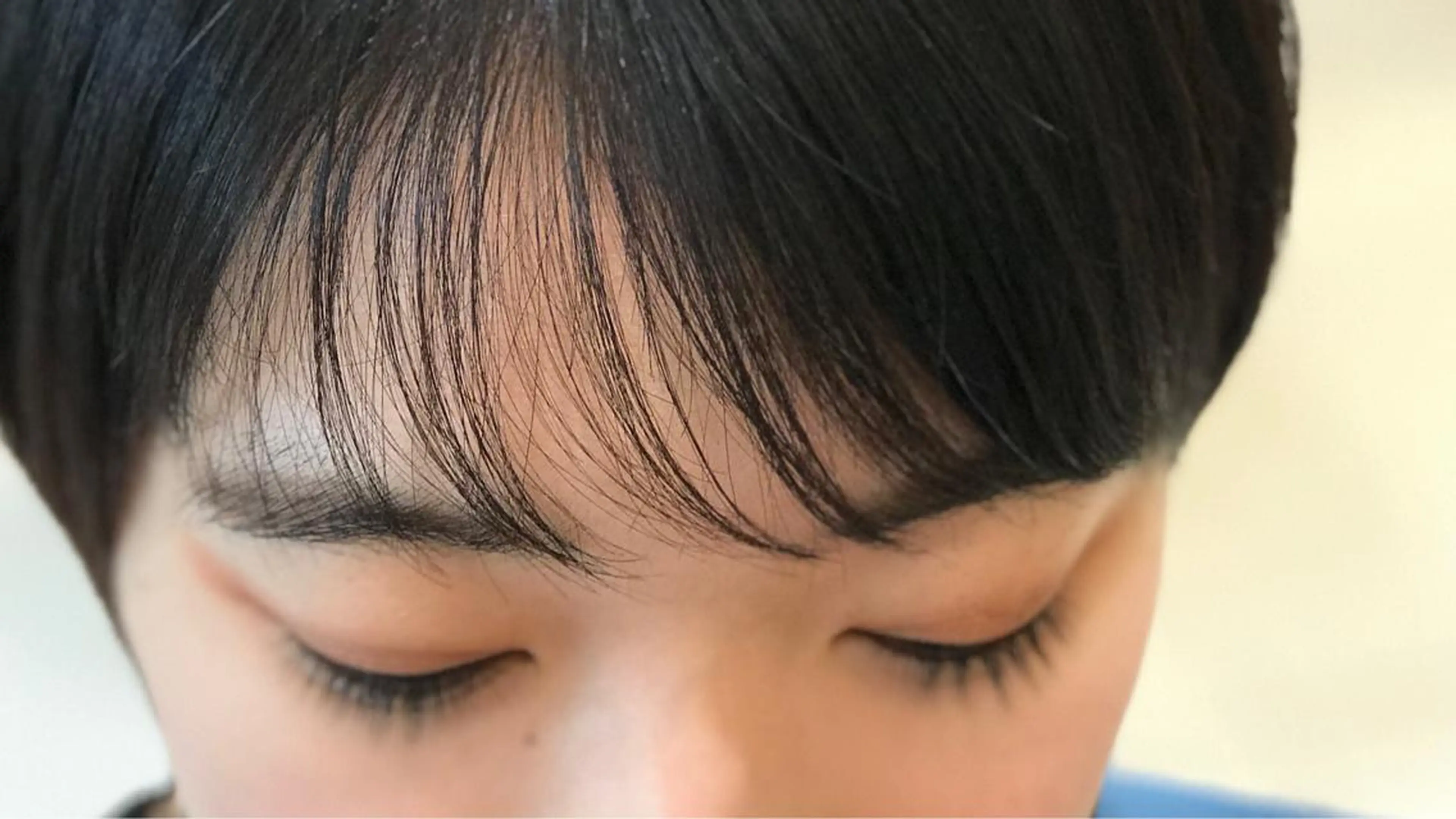 ショート シースルーバング 当日予約🆗✂︎ ウエモト　タクのヘアスタイル