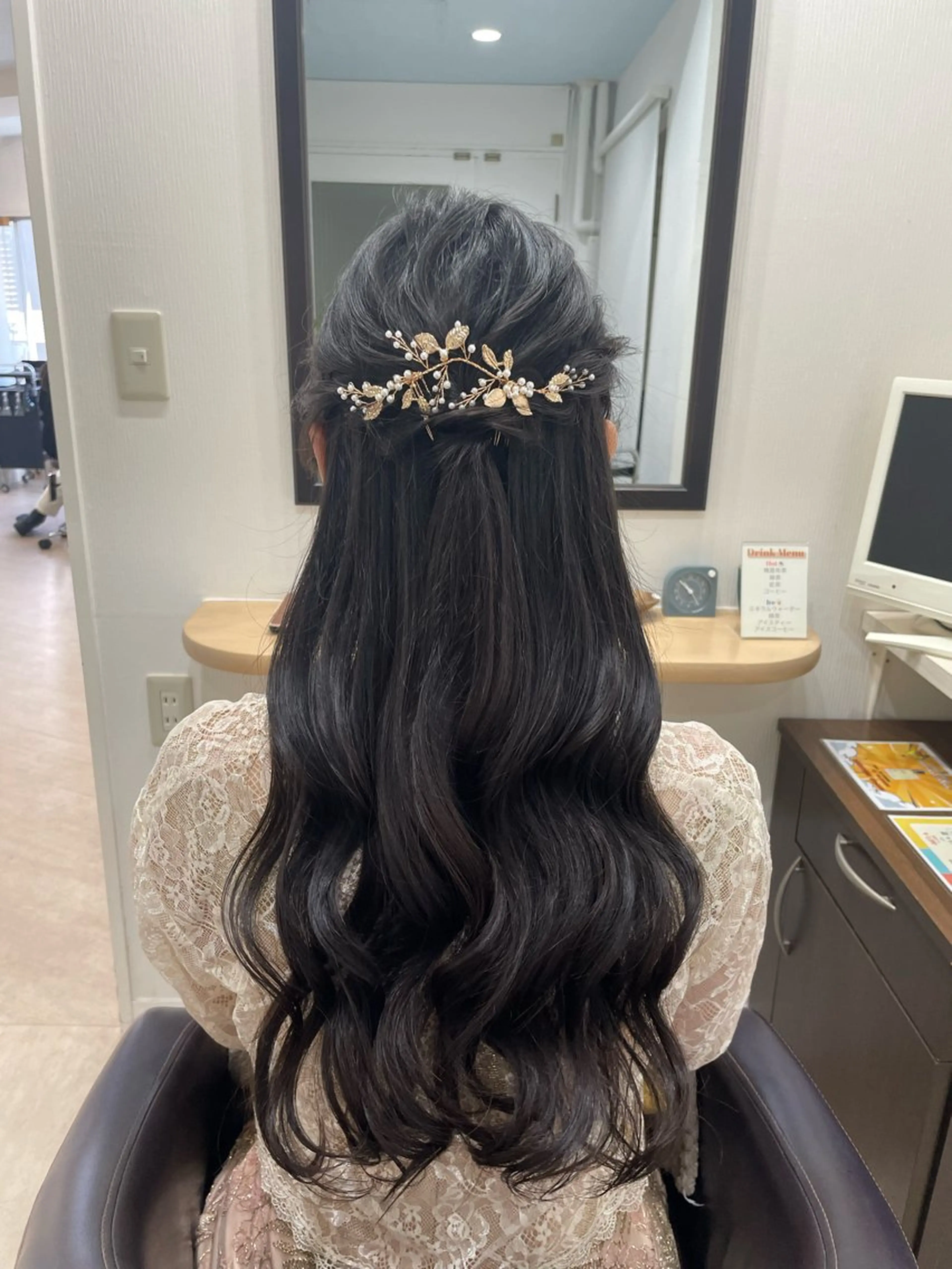 ロング ヘアアレンジ ハーフアップ ロング 🫧arisa🫧 レイヤー/アレンジのヘアスタイル