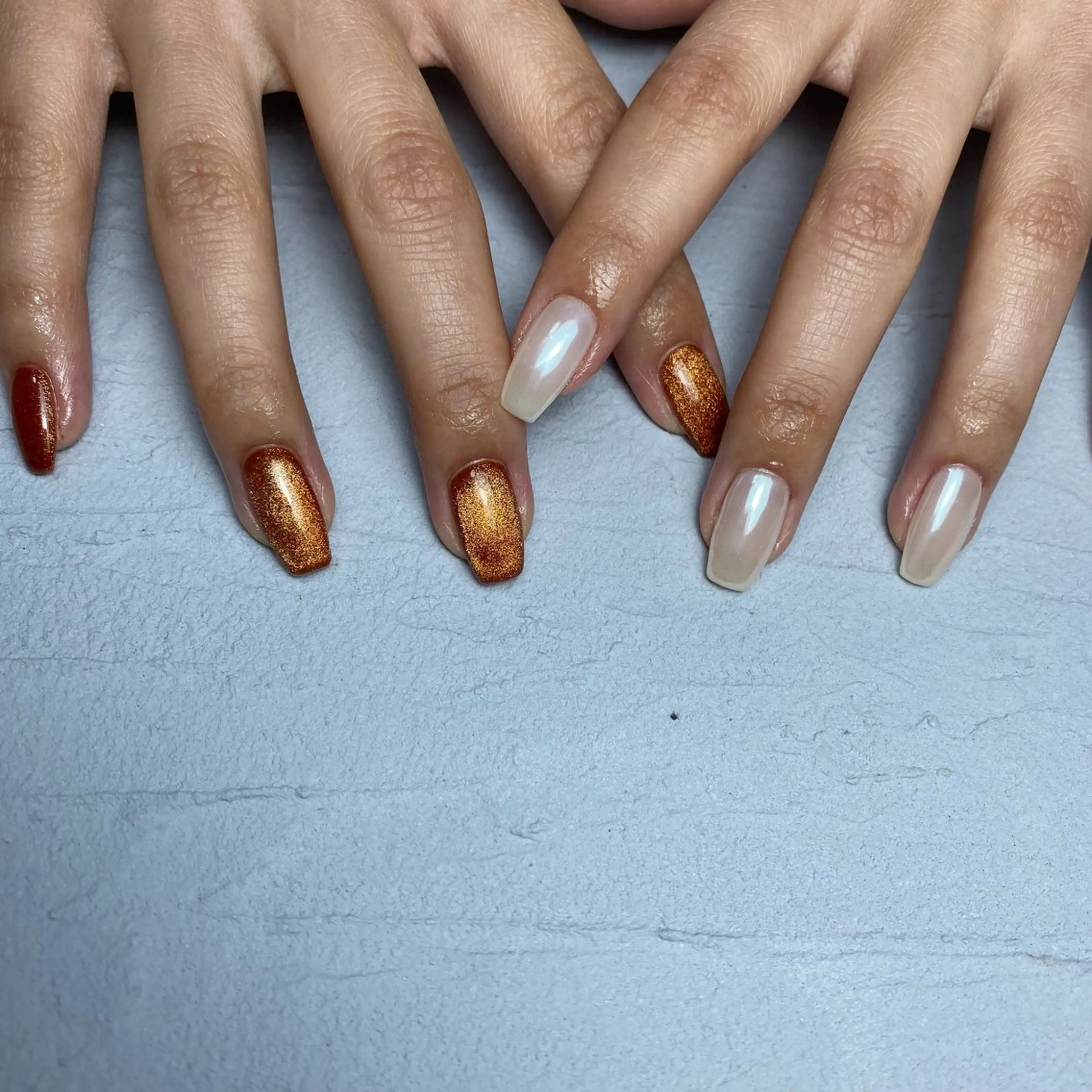 ネイル ミラーネイル ハンドネイル Re:Smil所属・☺︎ NOZOMI☺︎のネイルデザイン