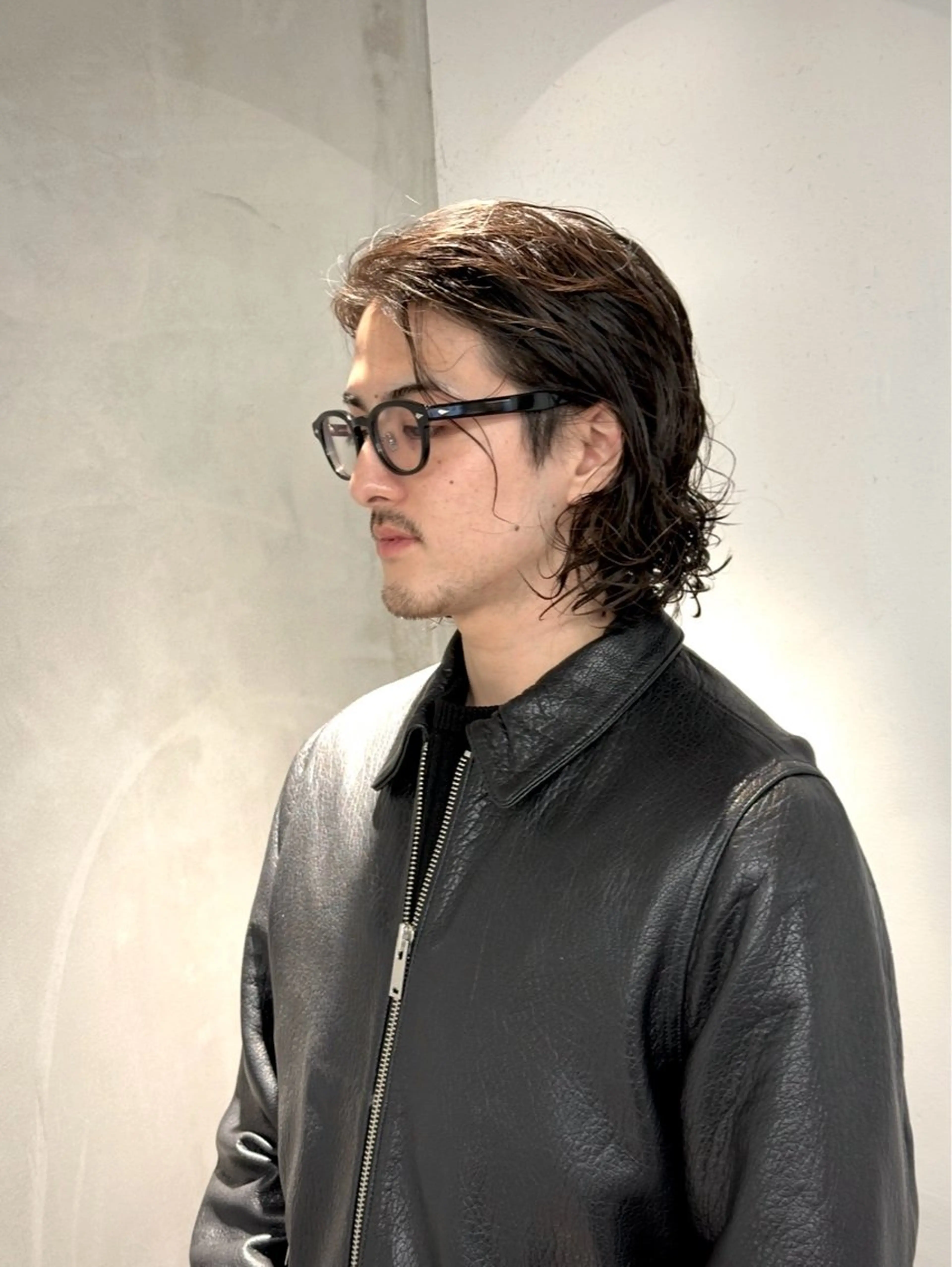 ミディアム パーマ メンズ 丸山飛鳥/アメカジ /パーマ/渋谷/のヘアスタイル