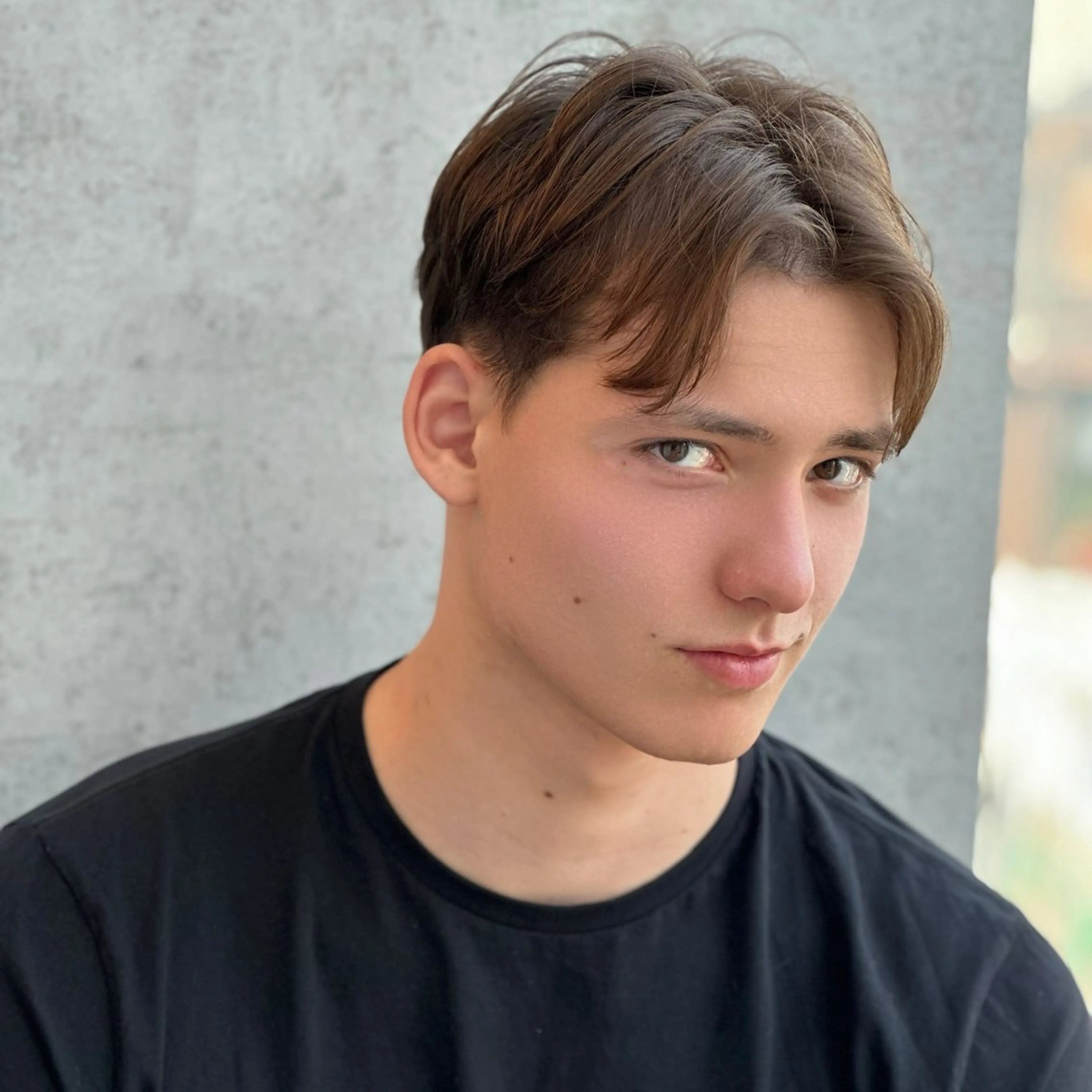 ショート カラー メンズ アップバング ダウンパーマ メンズパーマ メンズツイストパーマ 刈り上げ カット ヘアカラー 縮毛矯正 トリートメント 朝楽メンズパーマ 🥇メンズカット吉田のヘアスタイル