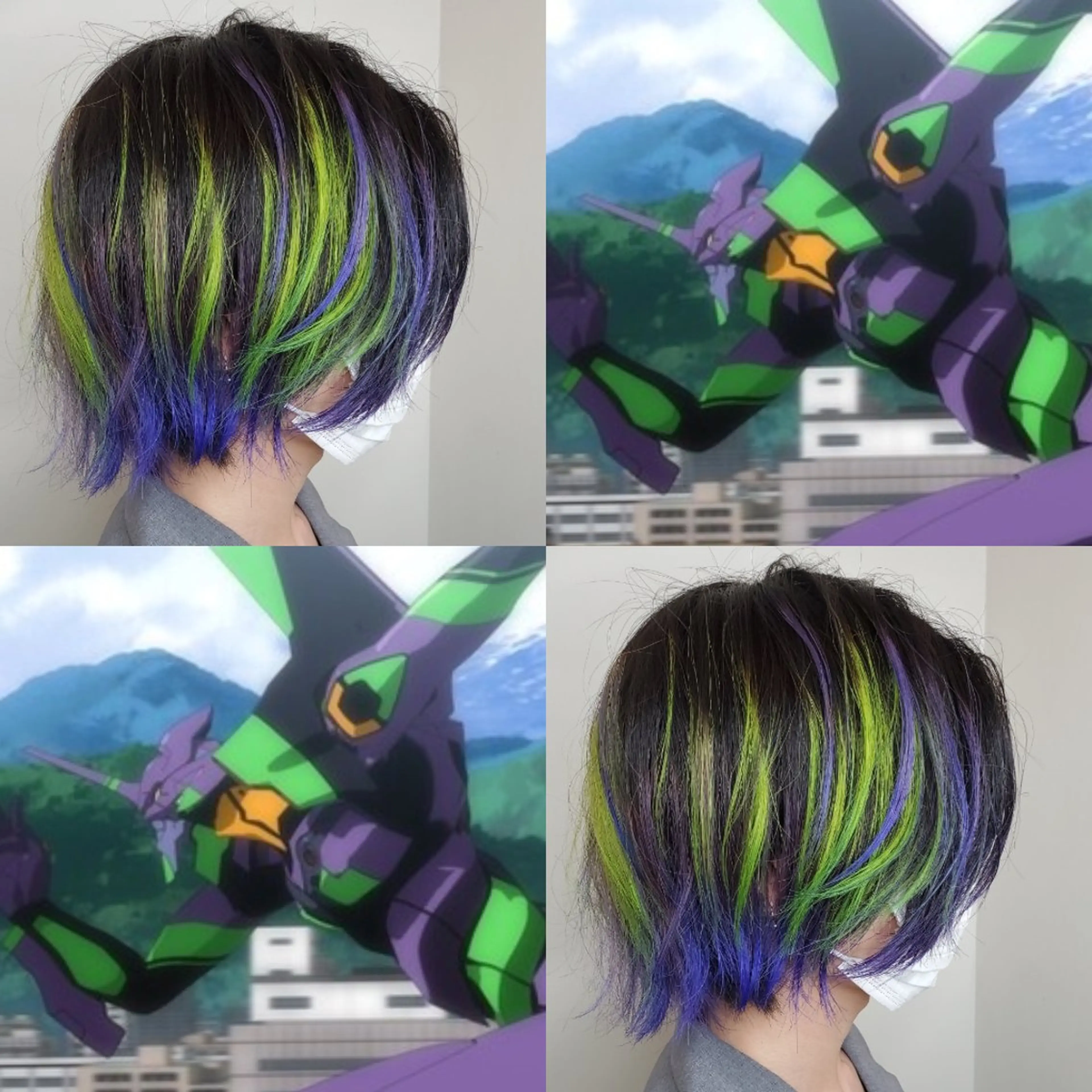 ショート カラー ヘアカラー トリートメント 派手髪/ハイトーン/ エクステ✨ユウキのヘアスタイル