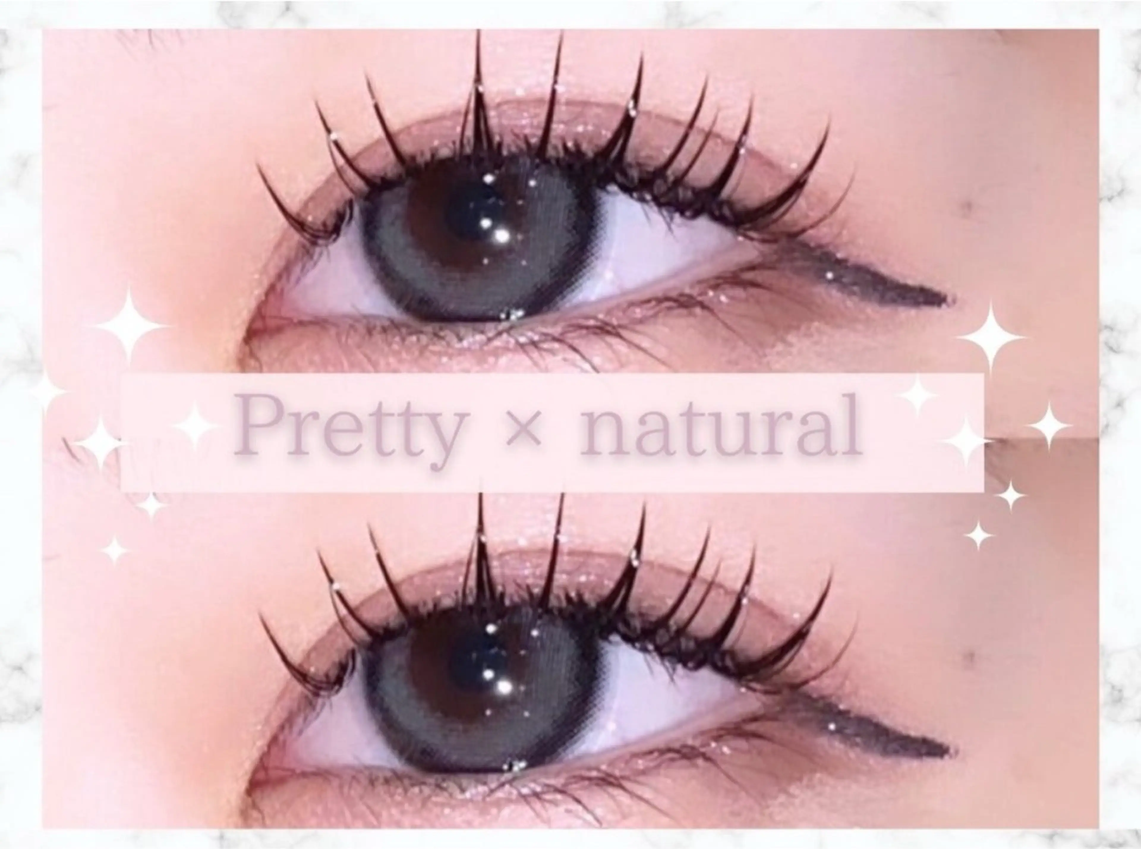 【自然にぱっちり!!程よく盛りたい方に◎】🤍🎀束感フラットラッシュ120本➕アイシャンプー➕コーティング付き🎀🤍の写真